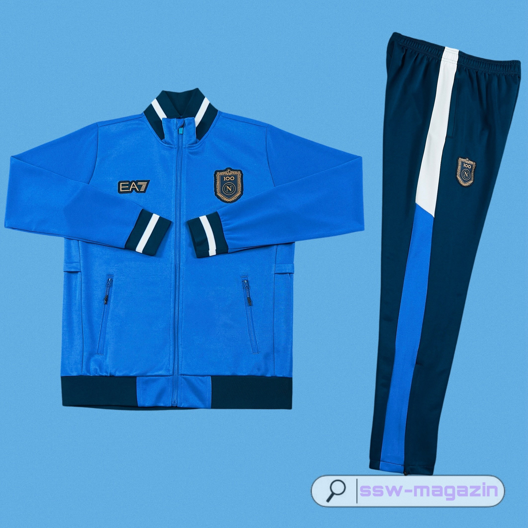 Костюм napoli 2026 купить centenary blue polystretch