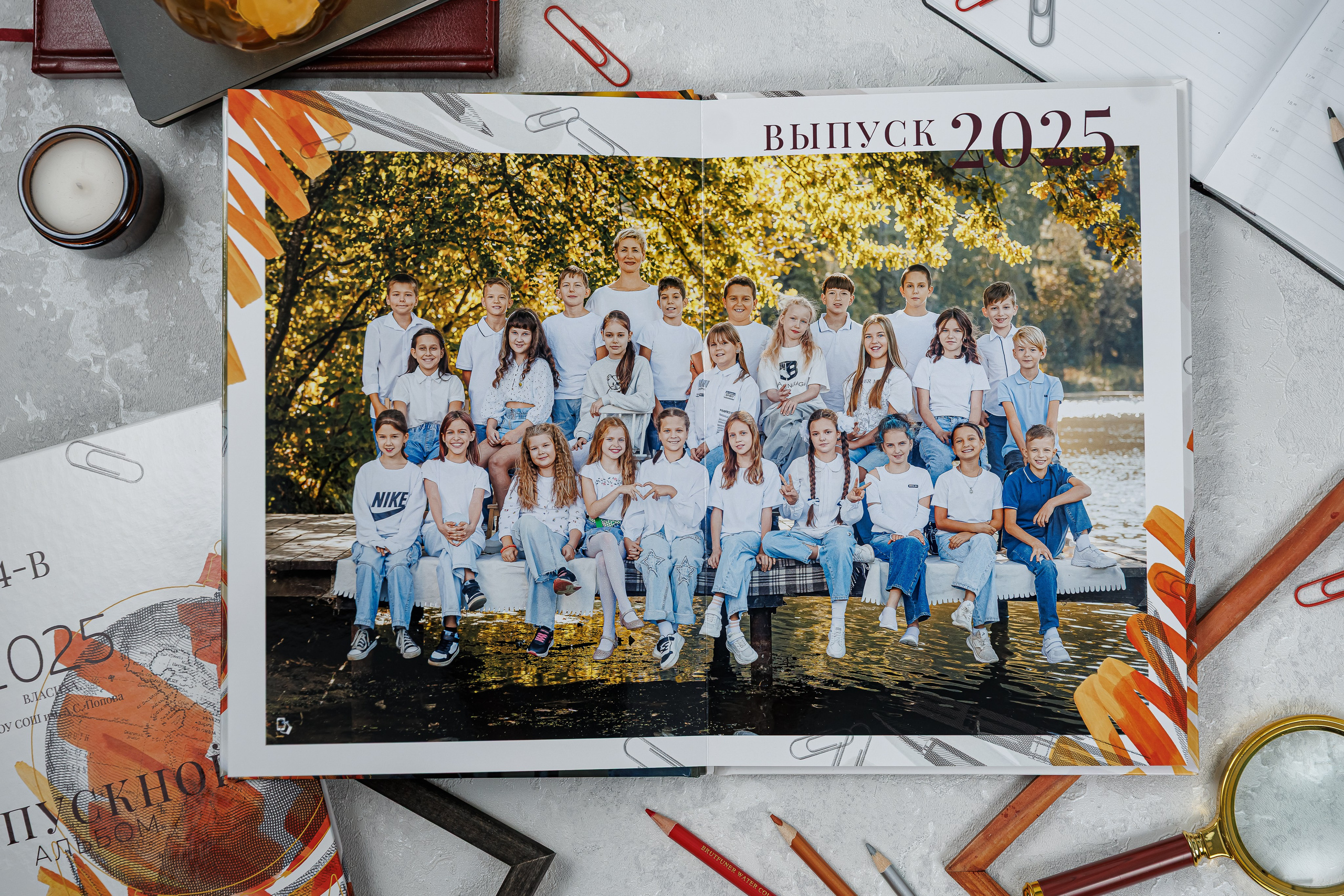 Выпускные альбомы 4 класс. Семейный и детский фотограф Комина Елена, Власиха, Одинцово