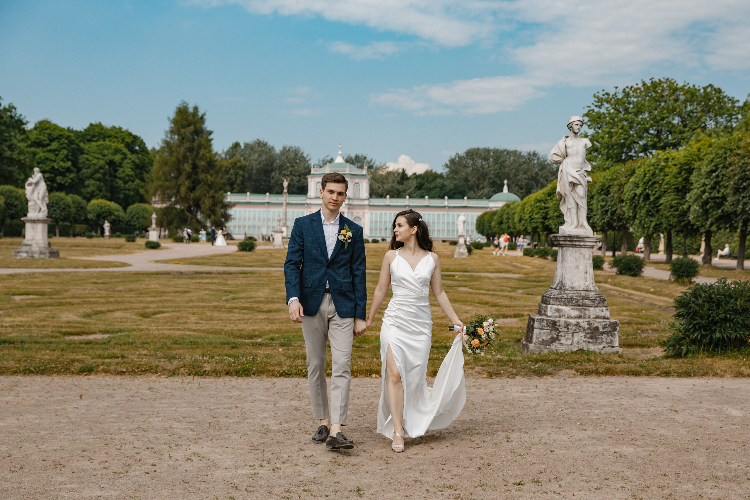 Свадебная фотосессия в Кусково. Фотограф и видеограф Анна Домашенко