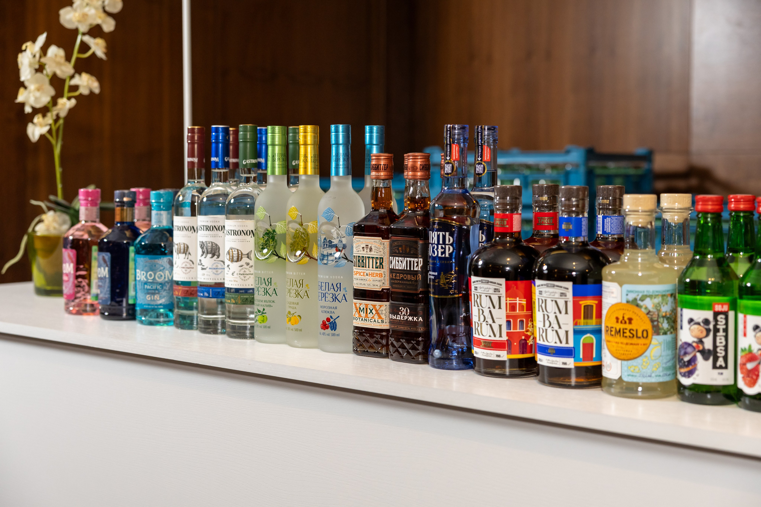 Репортажная фото- и видеосъемка Винного салона «Ароматный мир» в СПб