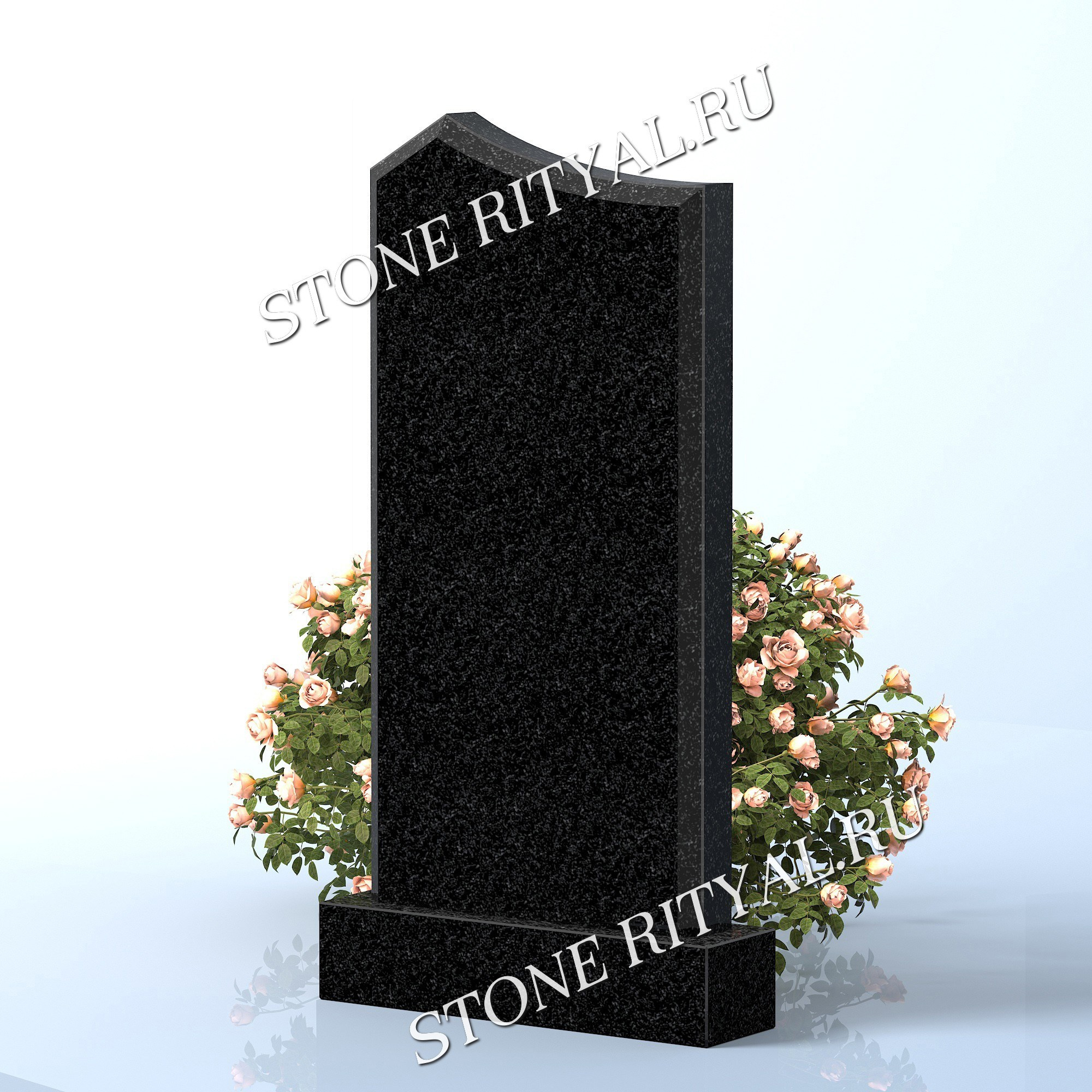 Вертикальные памятники прямые. Изготовление и установка памятников в Москве и МО