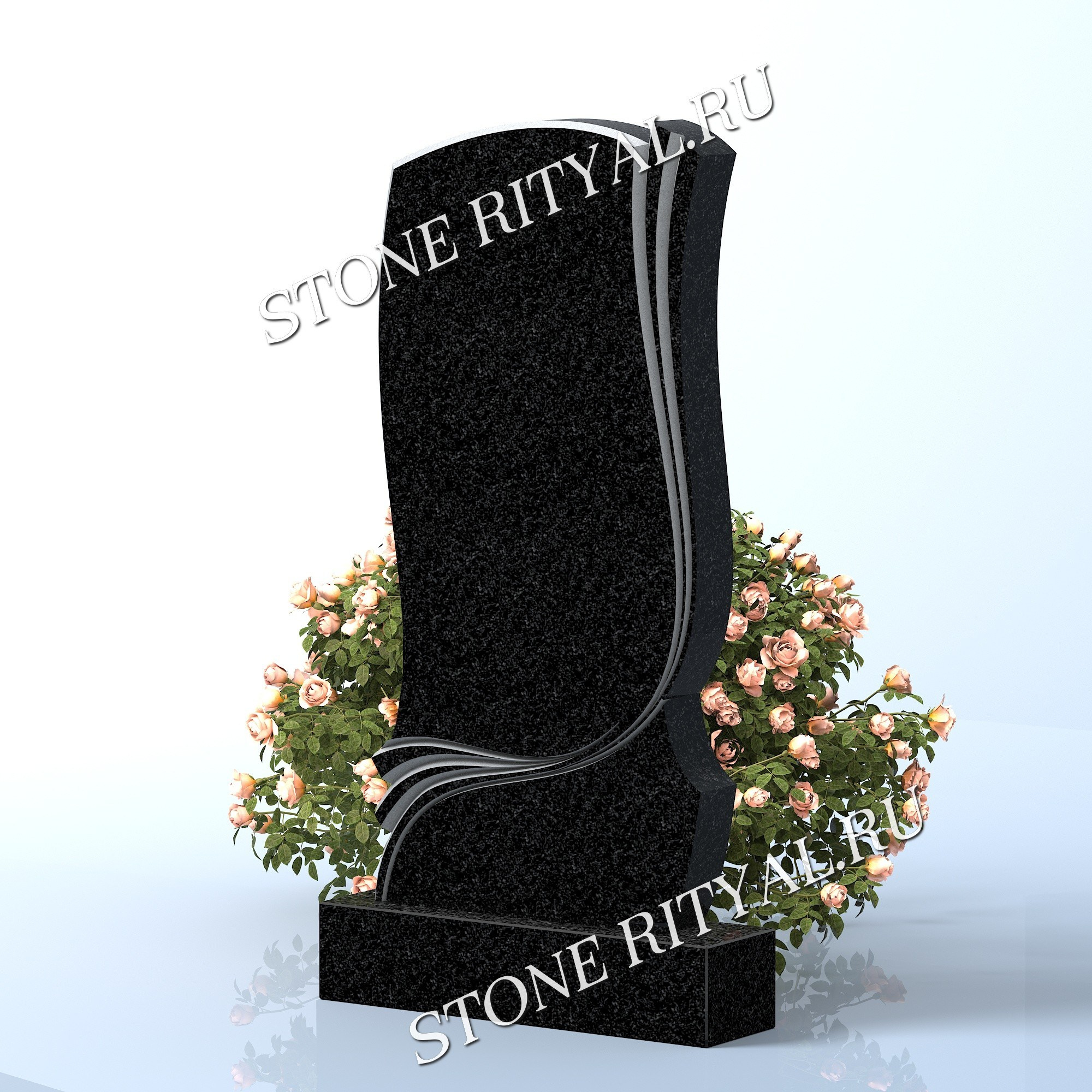 Вертикальные памятники прямые. Изготовление и установка памятников в Москве и МО