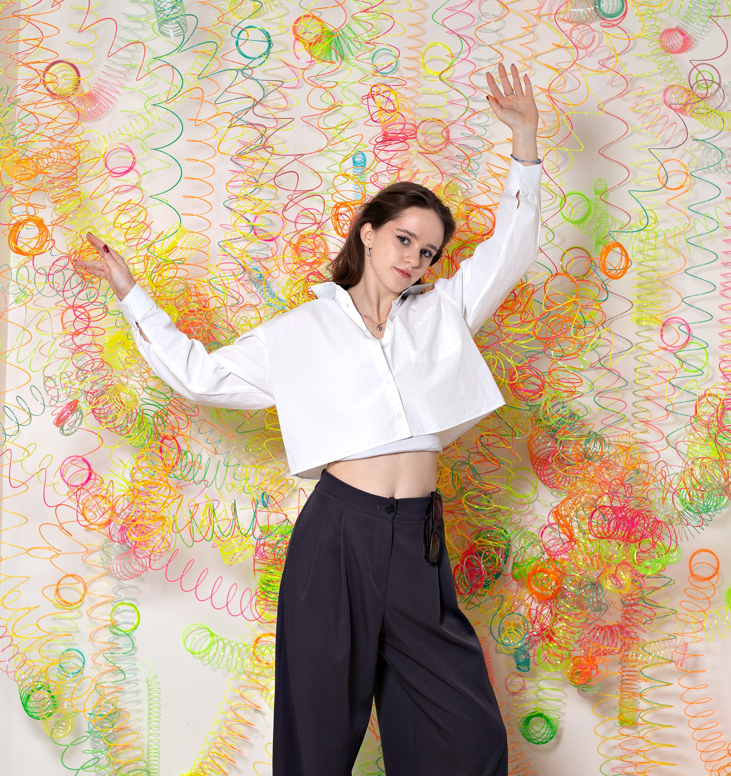 Студийная фотосессия для школьного выпускного альбома Жанна Бакунович