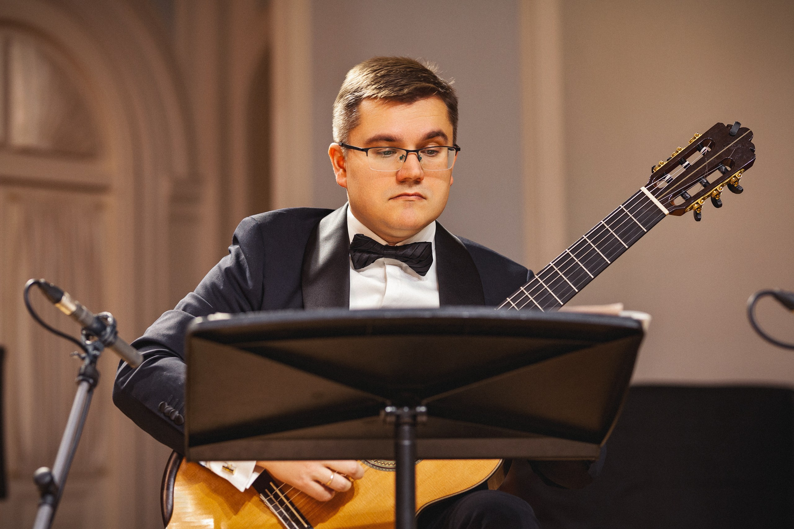 Московское гитарное трио в Московской консерватории. Дмитрий Бородаев