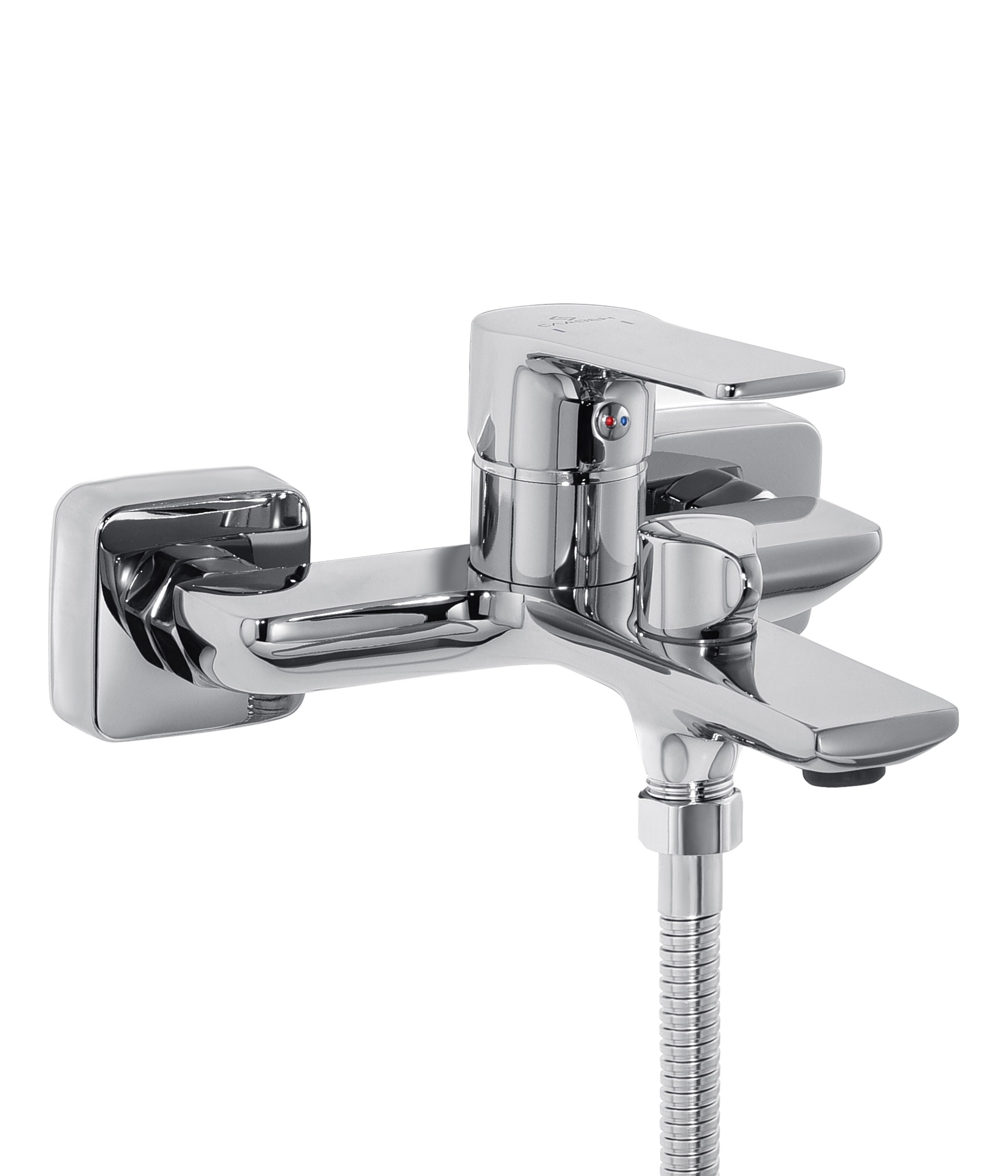 Съёмка смесителя для душа.