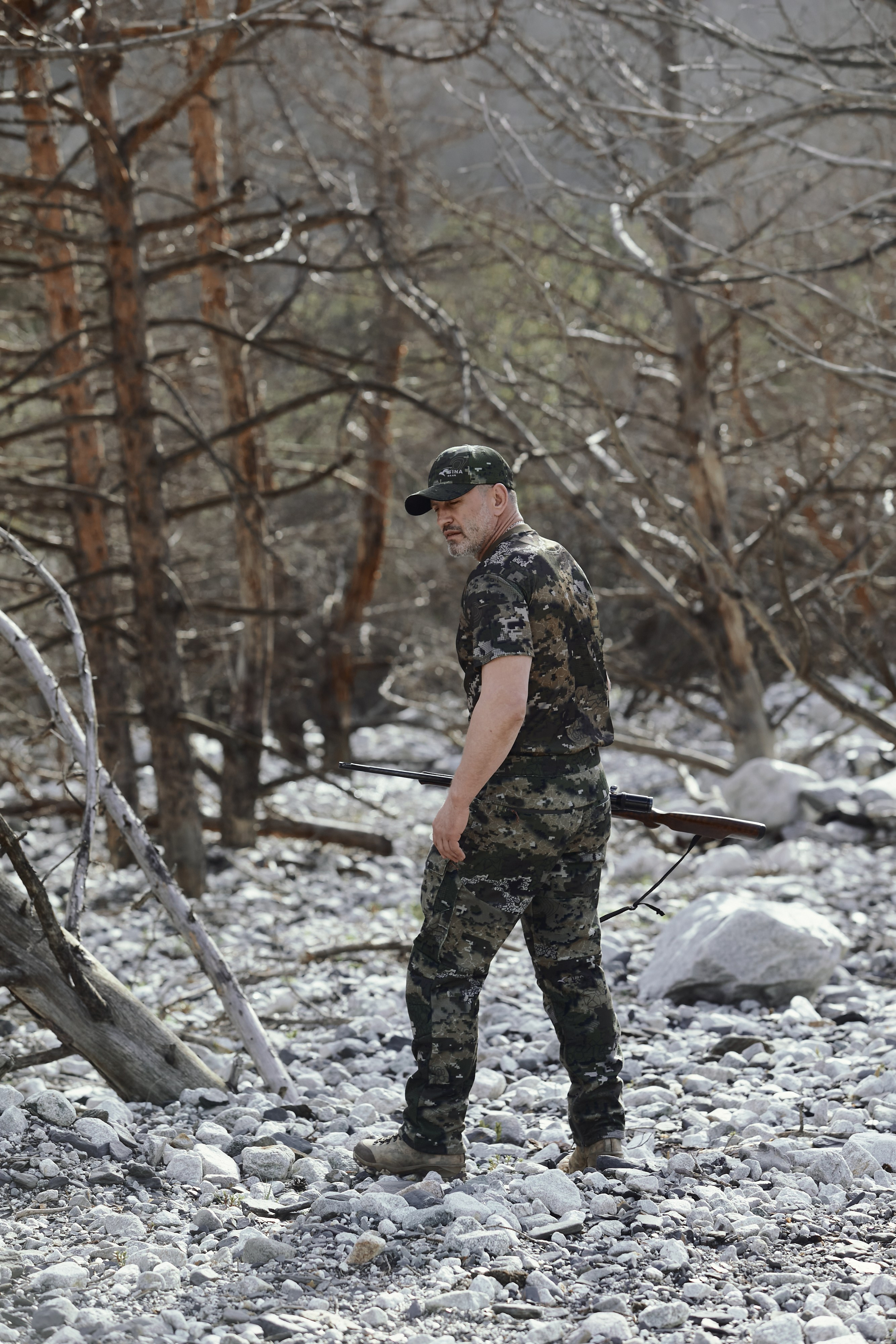 Съемка для бренда охотничьей одежды под ключ. Фотограф Продюсер в горах КБР / Москва Нальчик Горы