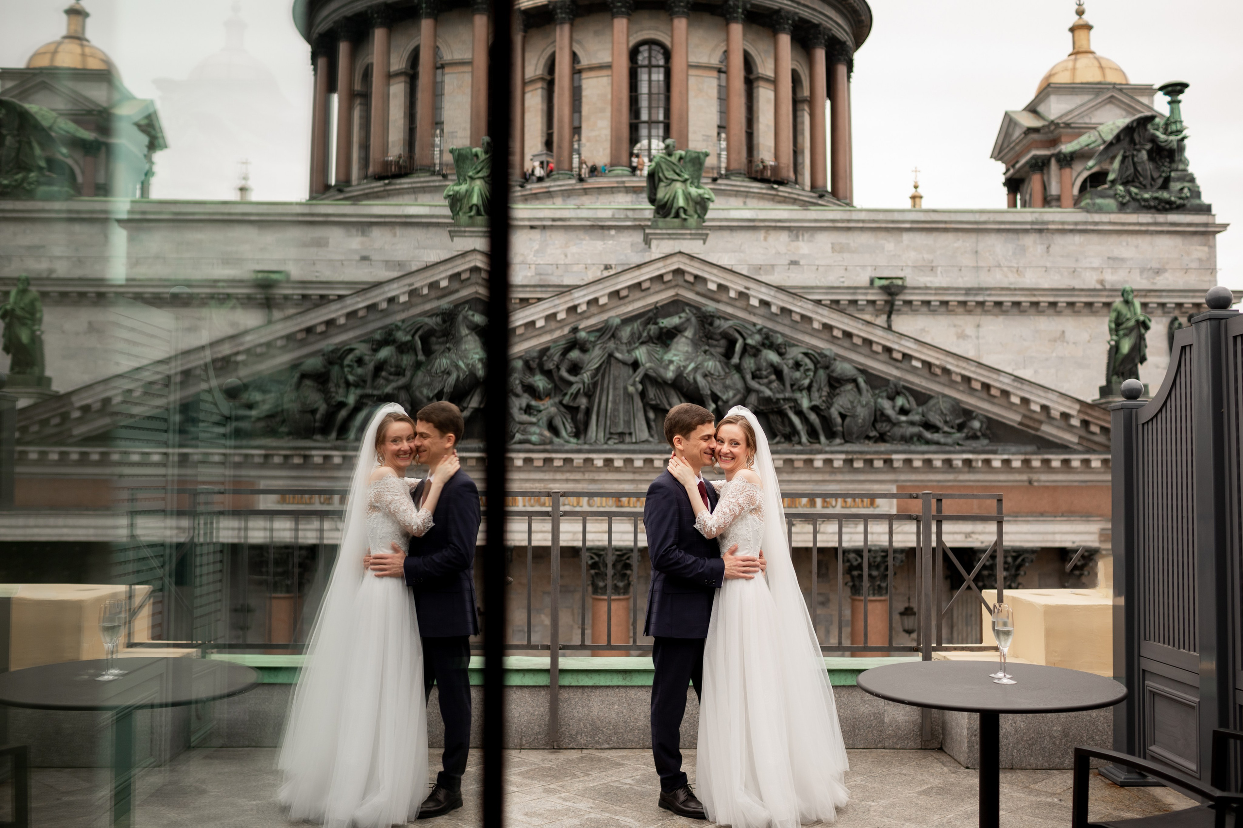 Свадебная фотосессия в Санкт-Петербурге. Свадебный фотограф Кирилл Белый