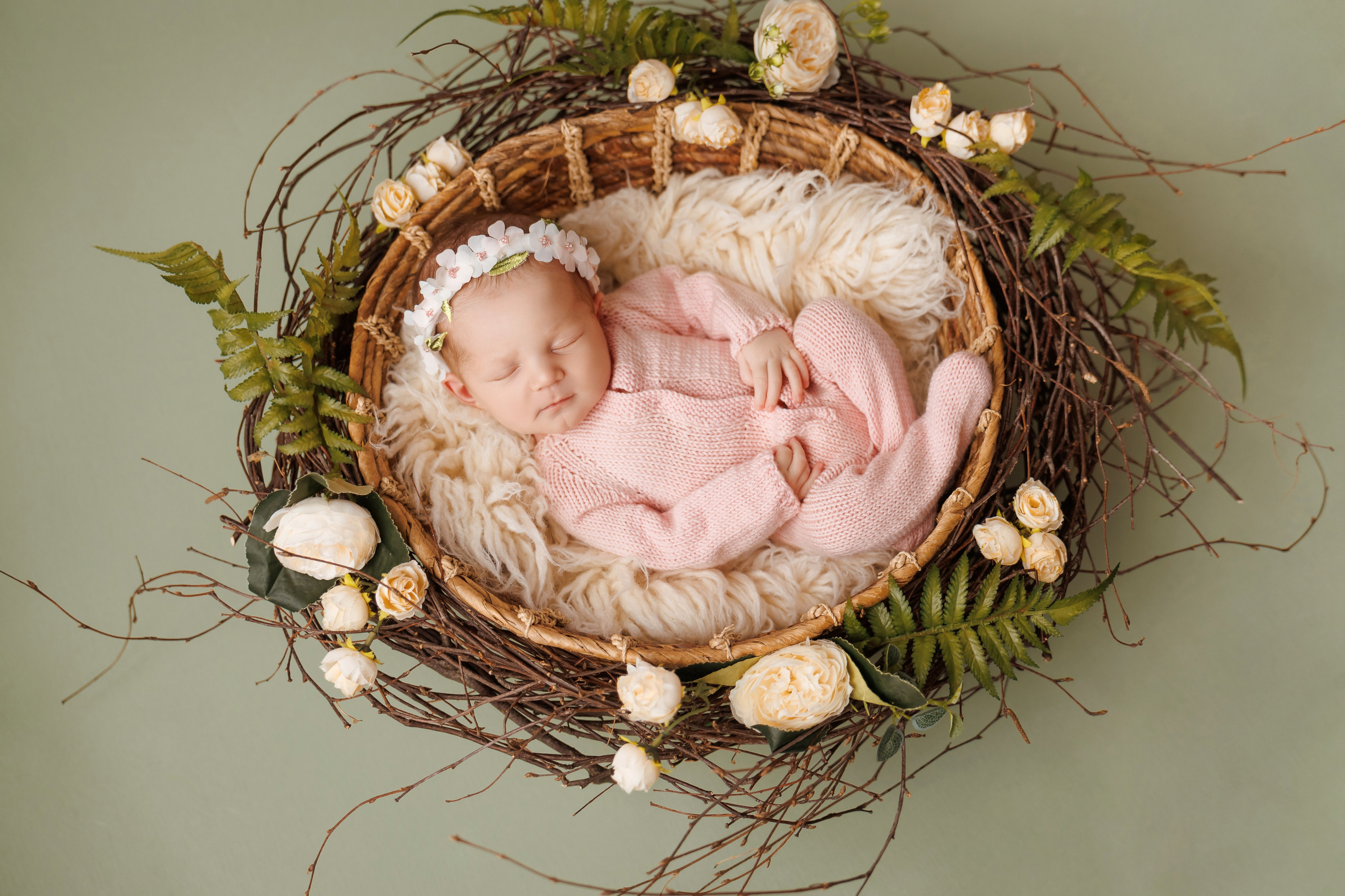 Девочки (Классика Newborn). Детский, семейный и фотограф новорождённых в Ярославле Анна Салова