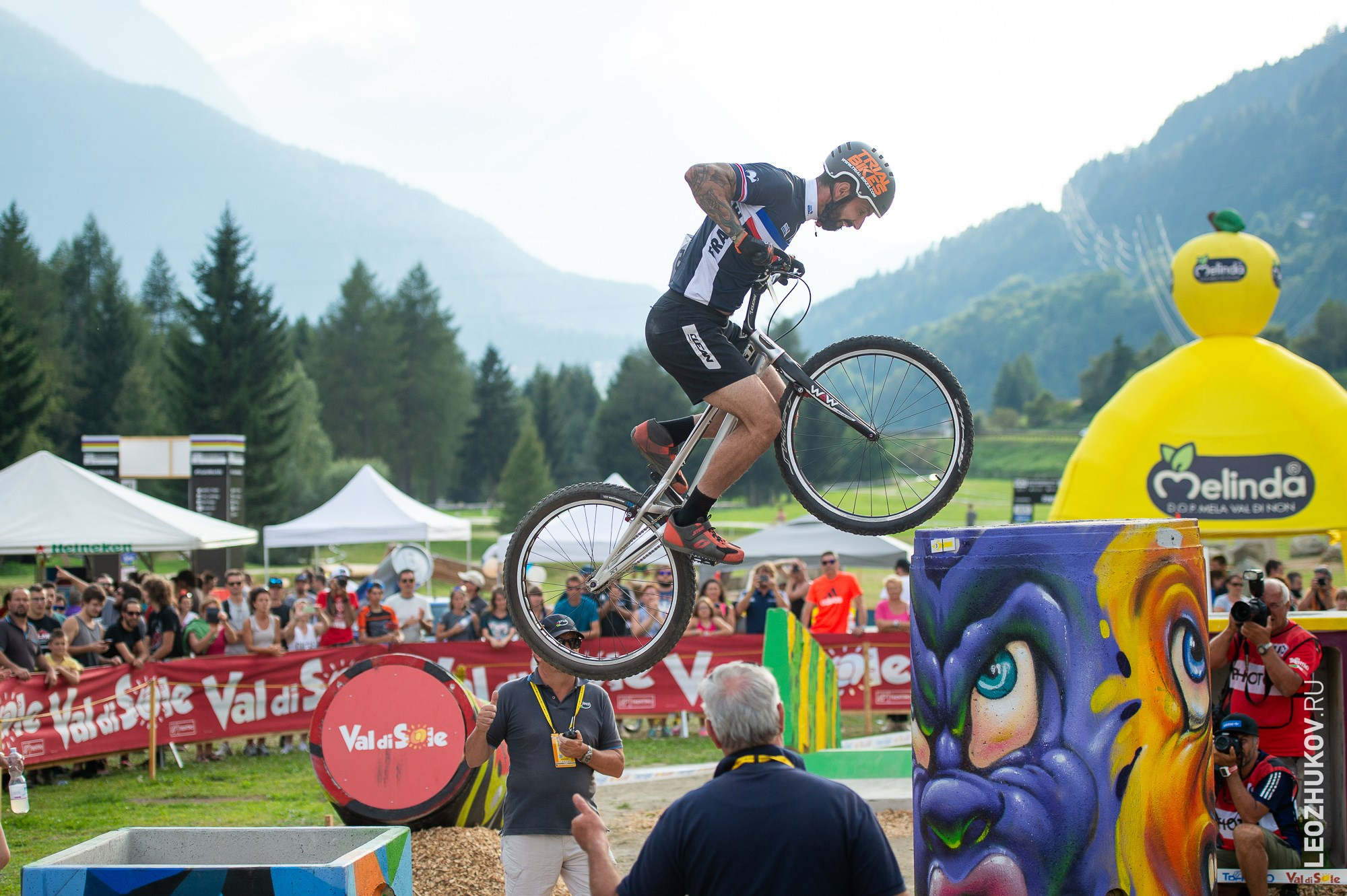 UCI Trials World Championships 2016 — finals. Sports photographer Leonid Zhukov