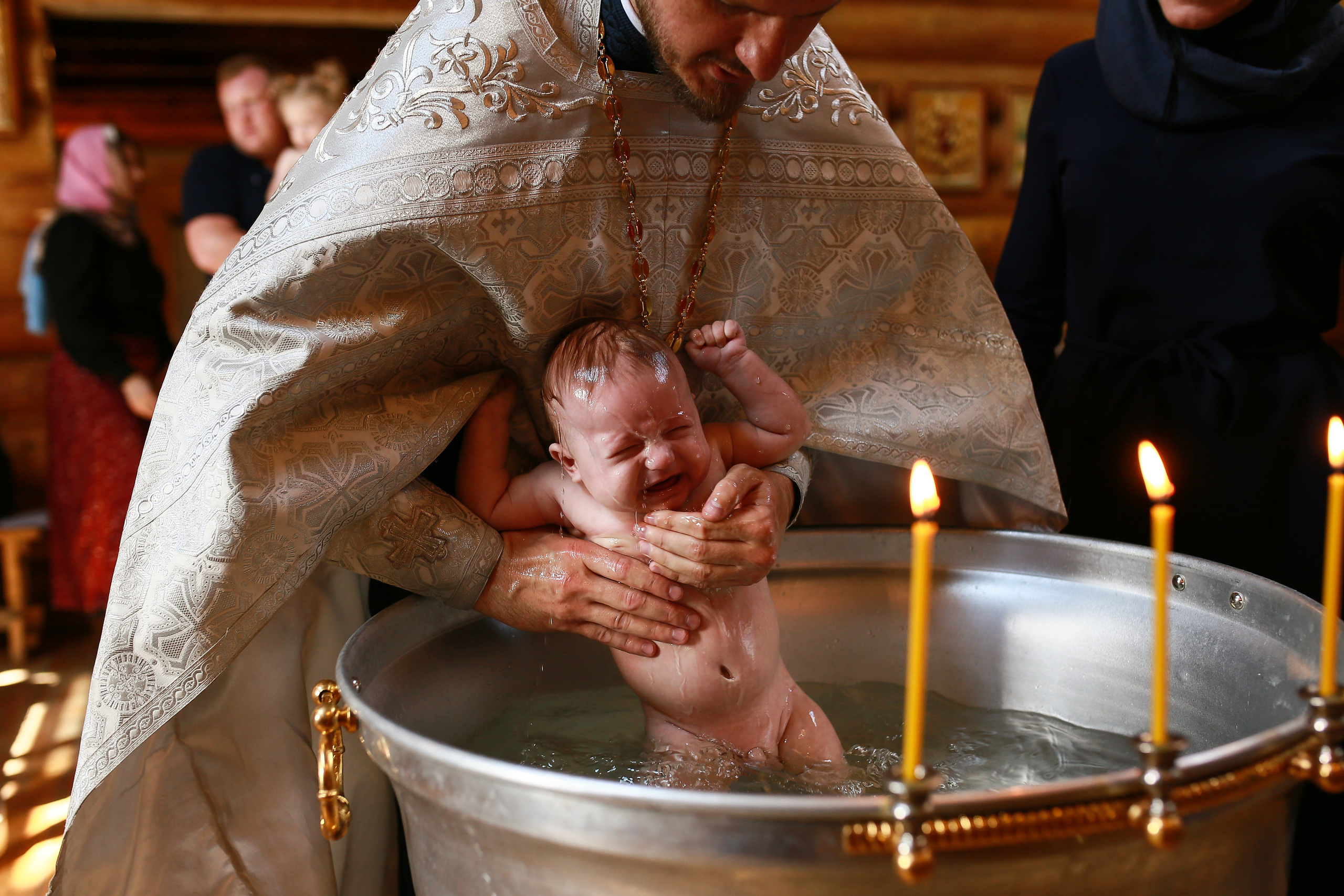 Крещение. Фотограф Москва Лара Чайка