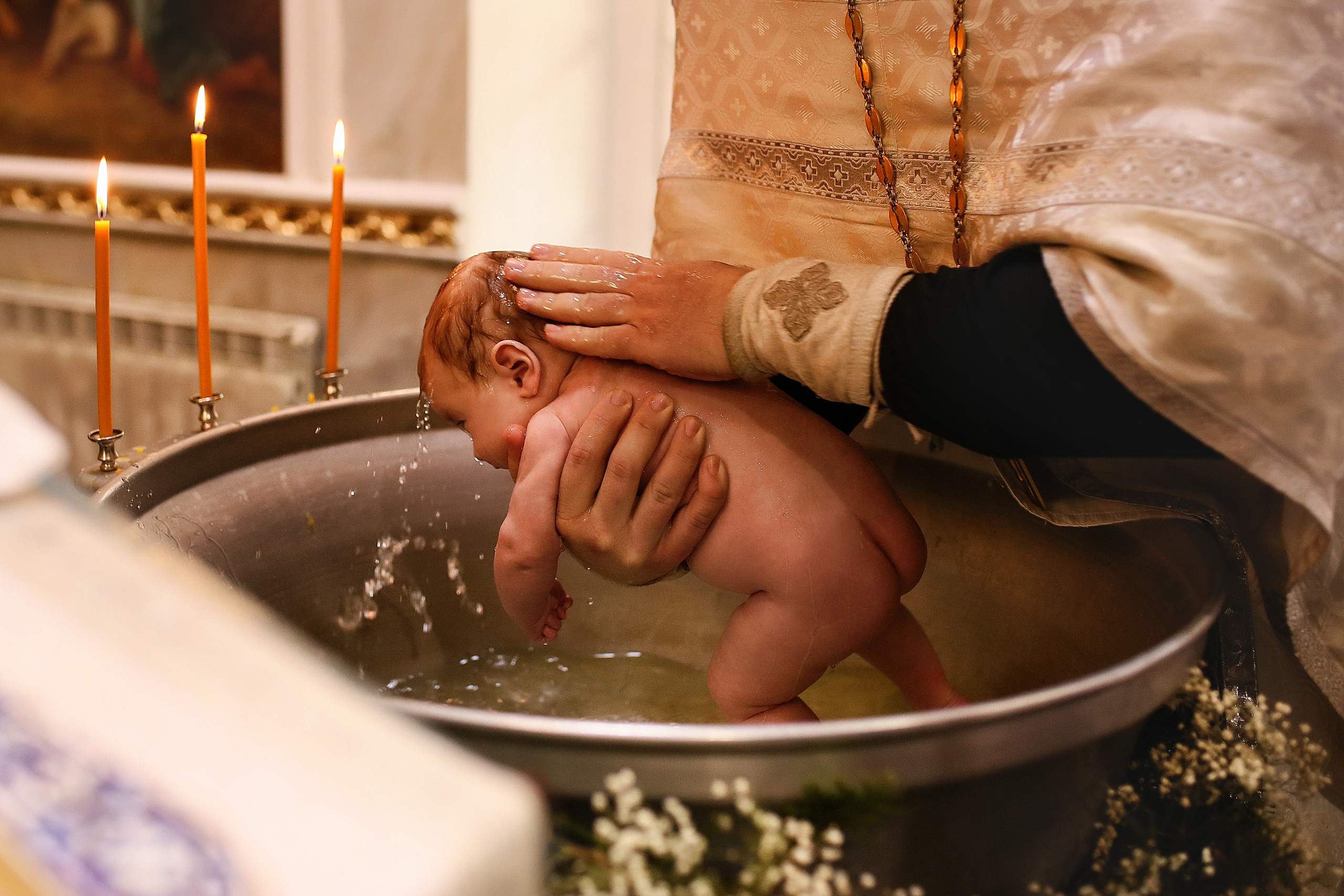 Крещение. Фотограф Москва Лара Чайка