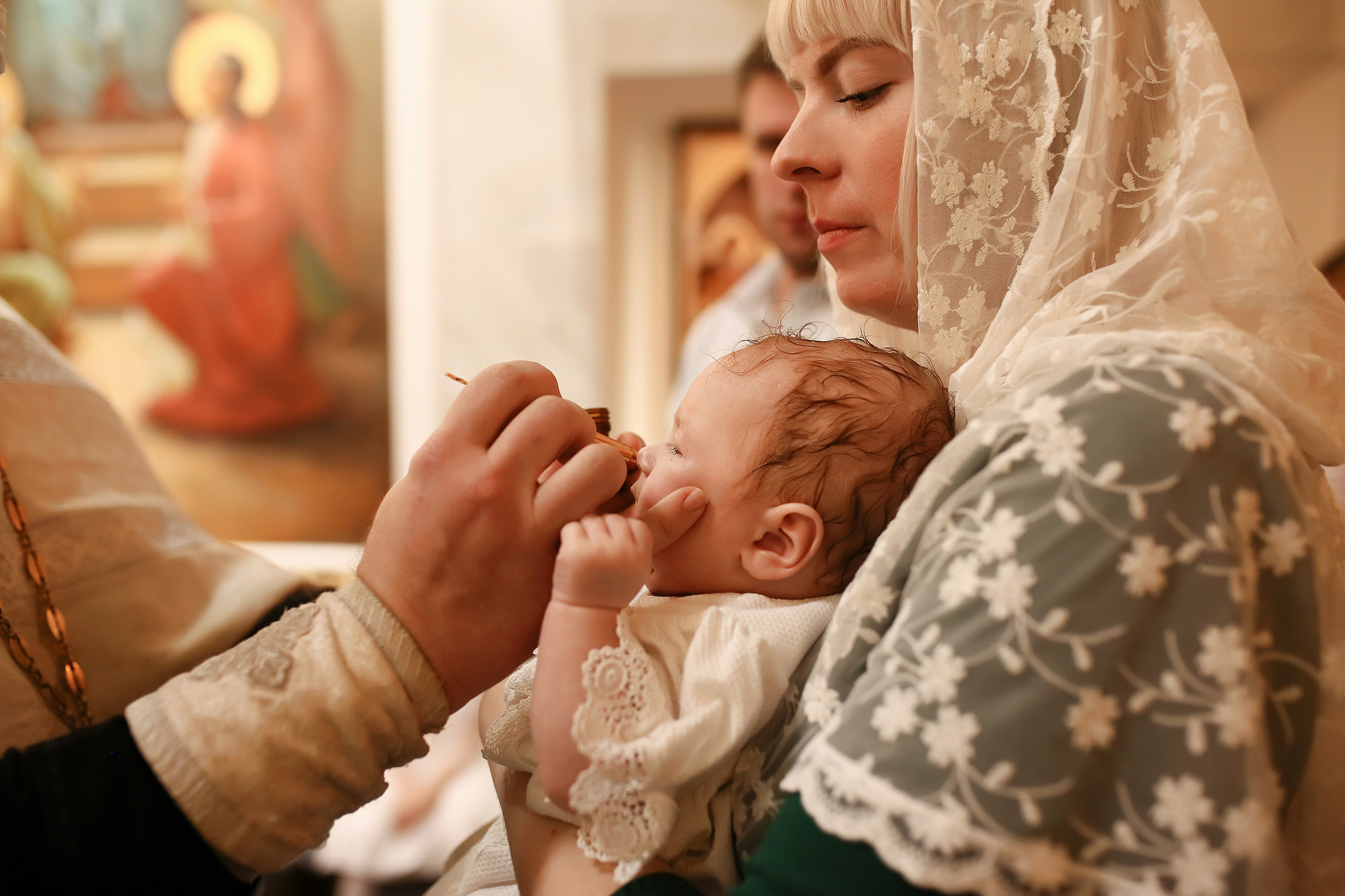 Крещение. Фотограф Москва Лара Чайка
