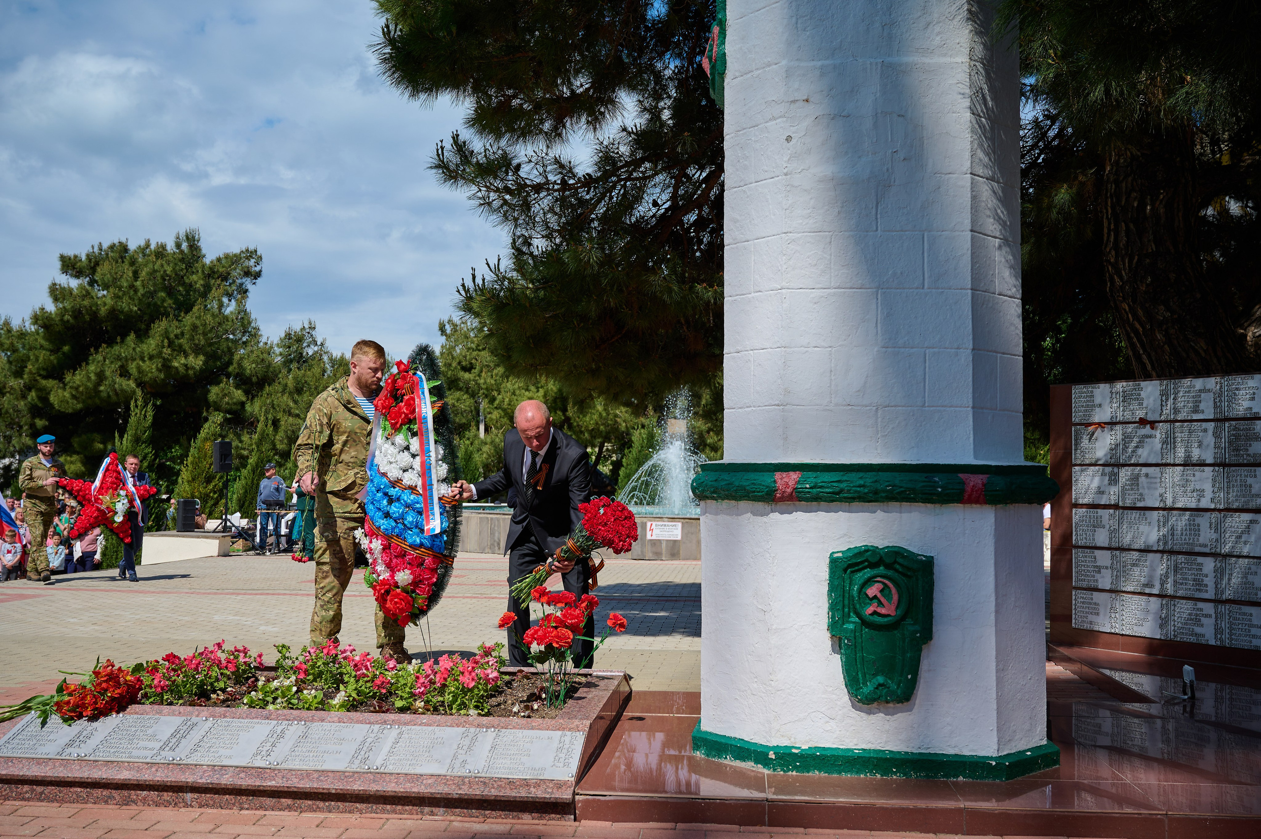 Митинг 9 мая. Жизнь курорта Кабардинка в фотографиях