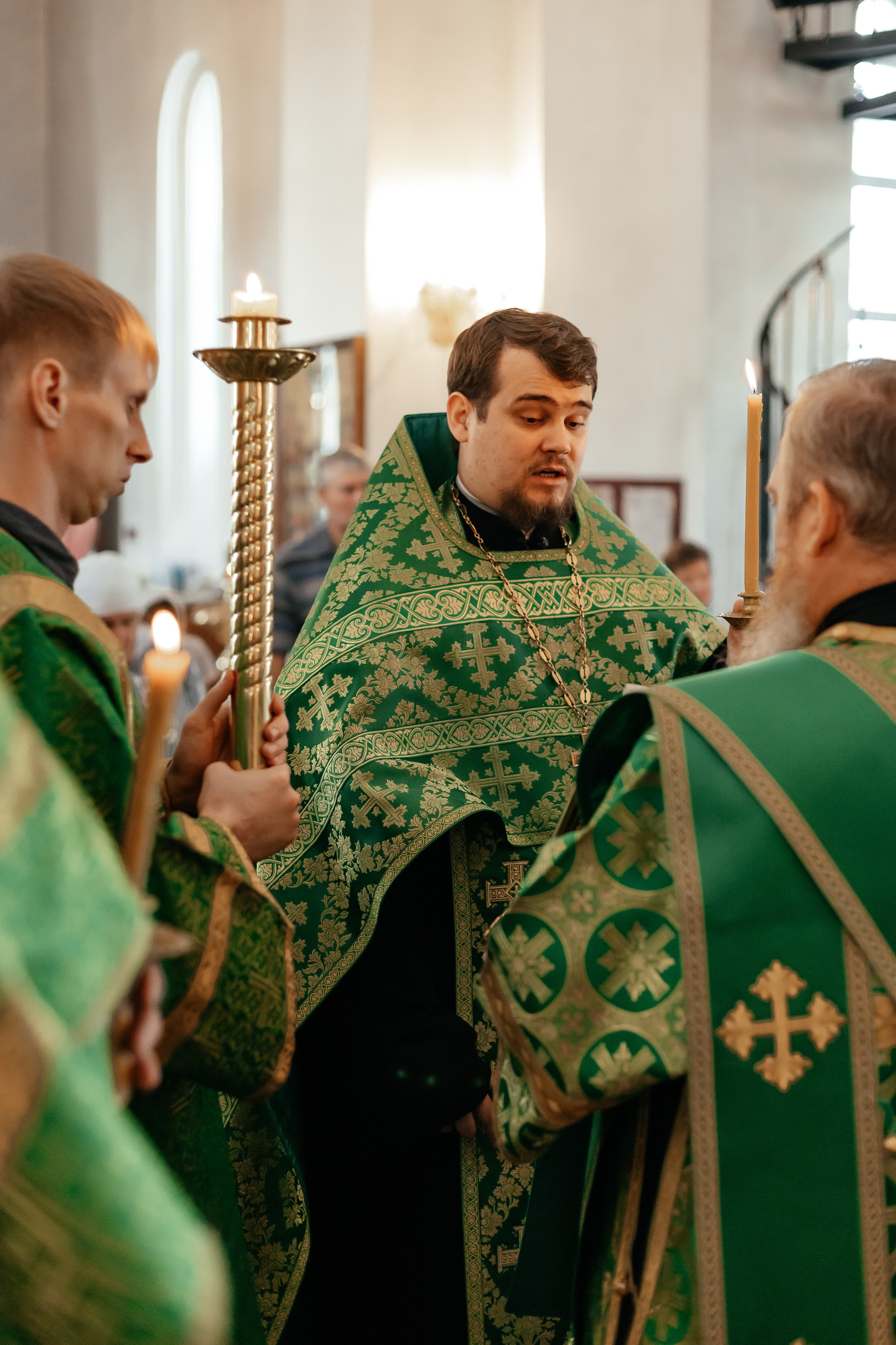 В Спасский храм принесен ковчег с мощами блгвв. кн. Петра и Февронии. Саратовское Северо-Западное благочиние
