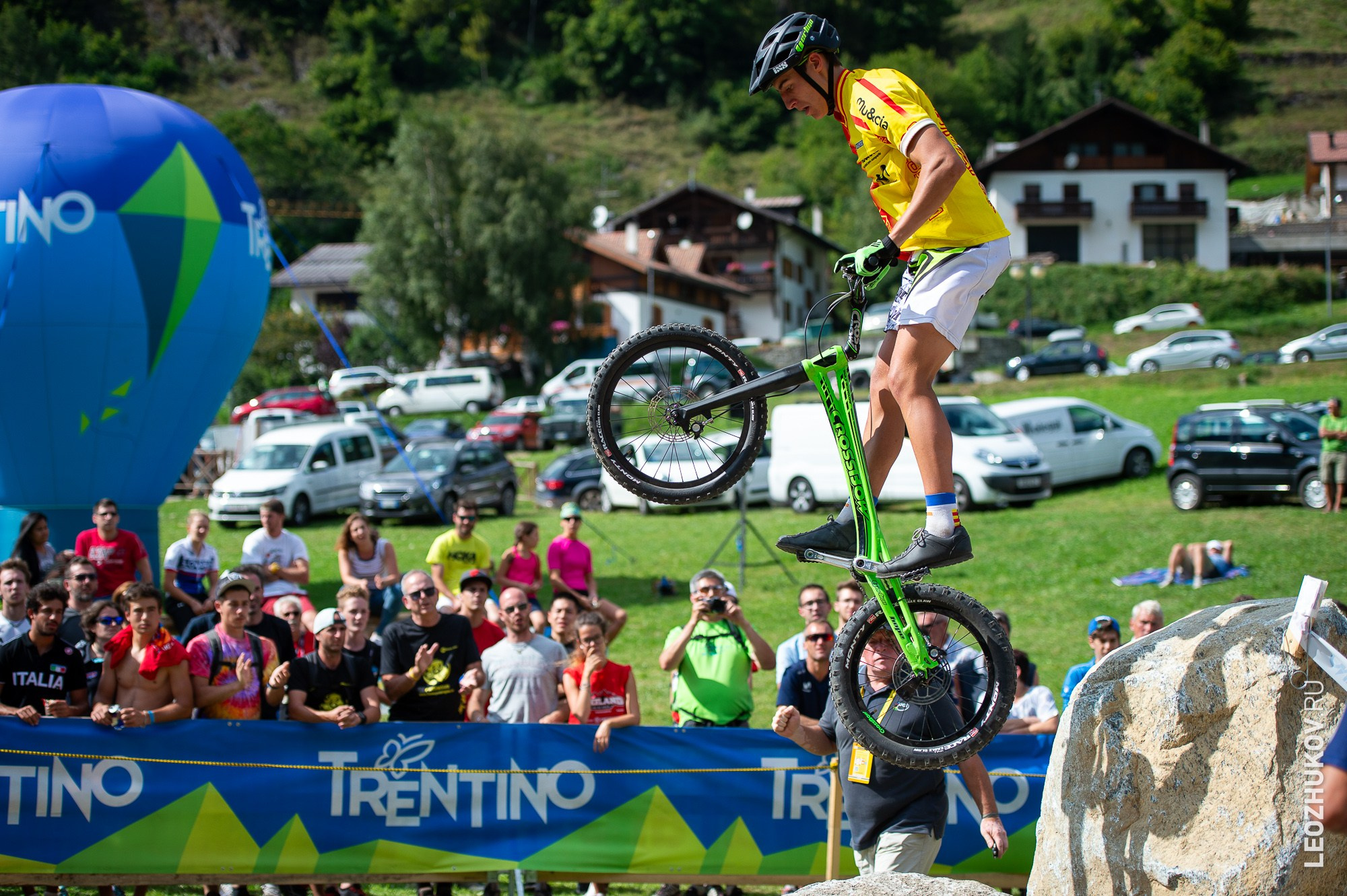 UCI Trials World Championships 2016 — finals. Sports photographer Leonid Zhukov