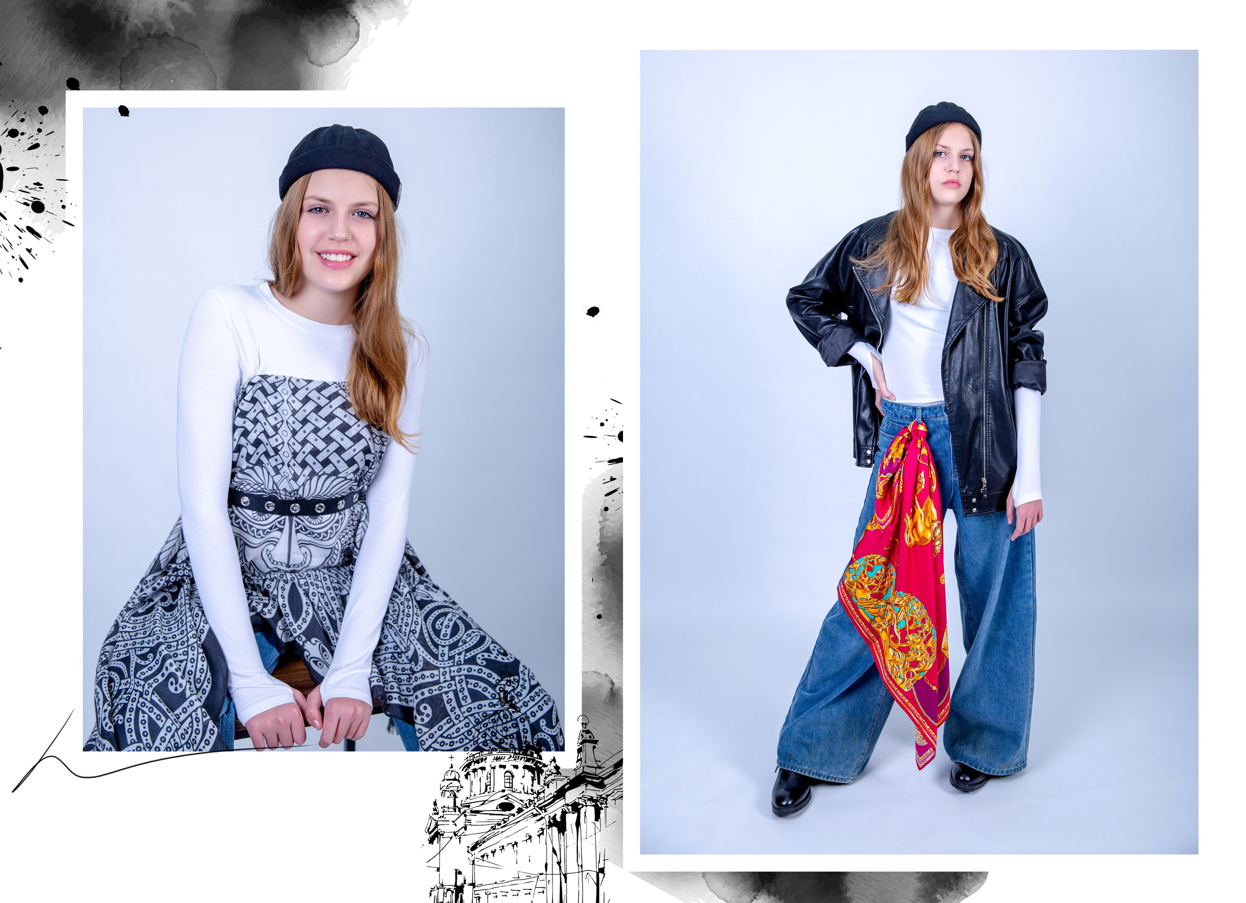 Русские в моде. Выпускной альбом в Москве и Домодедово Вышка Школьный фотограф