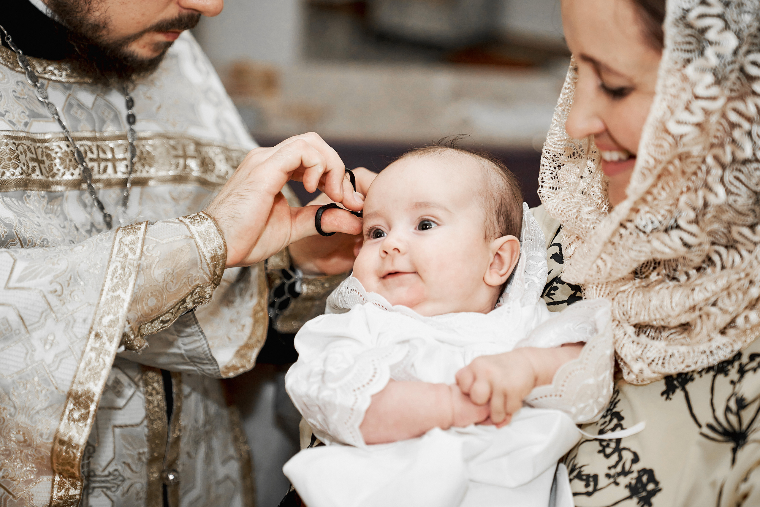 Крещение Полины. Фотограф Евгений Опарин