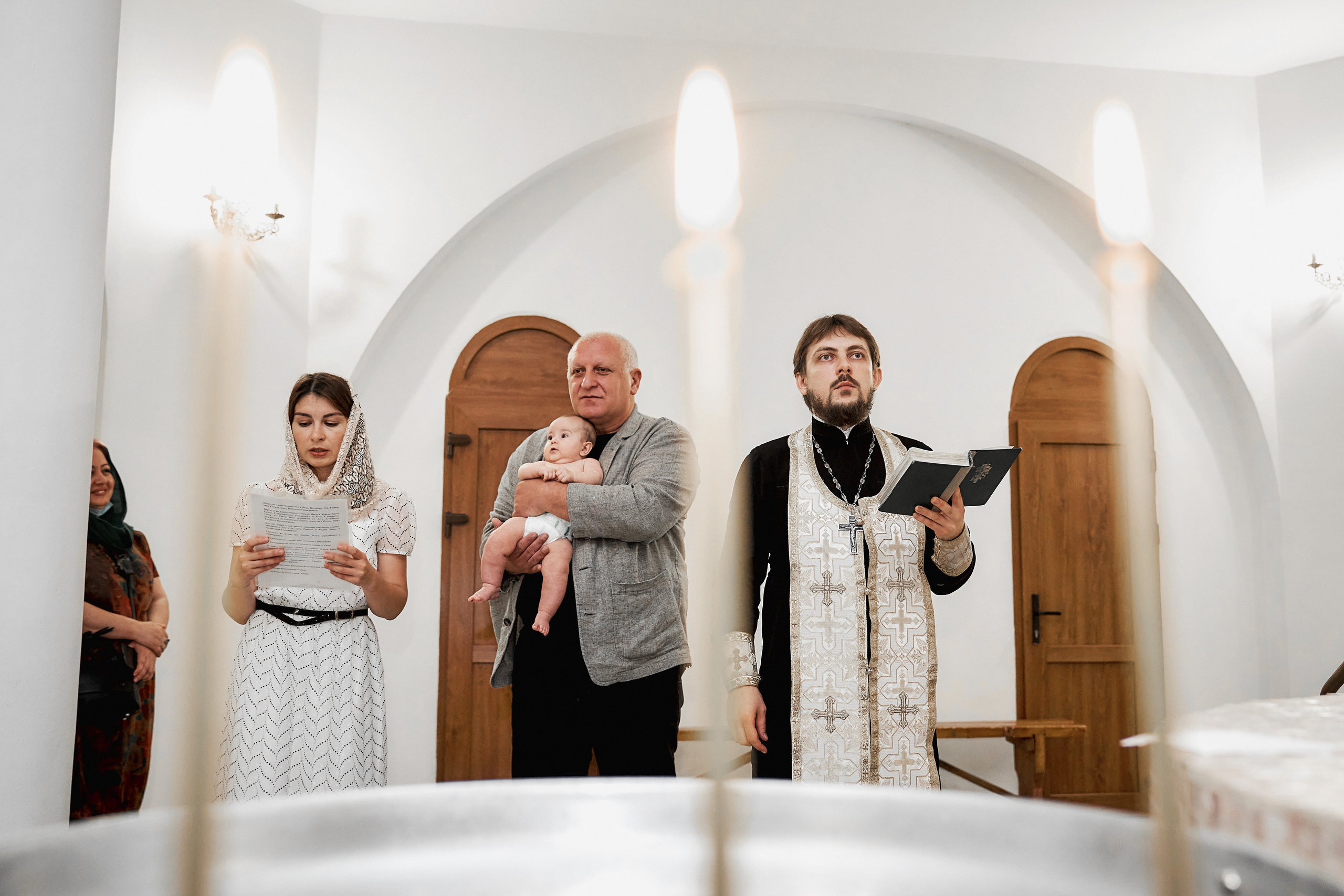 Крещение Полины. Фотограф Евгений Опарин