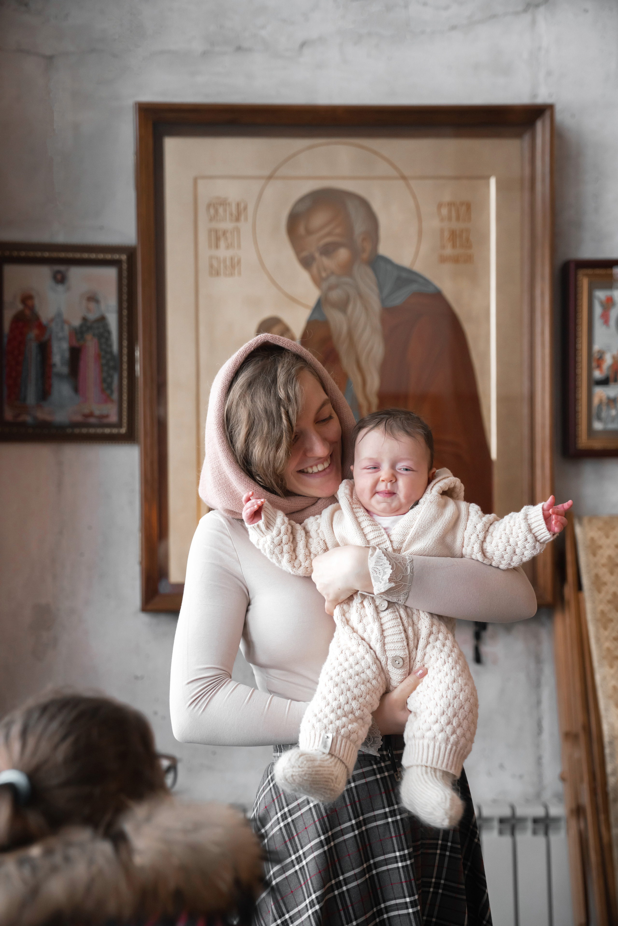 Таинство крещения. Фотограф Евгений Опарин