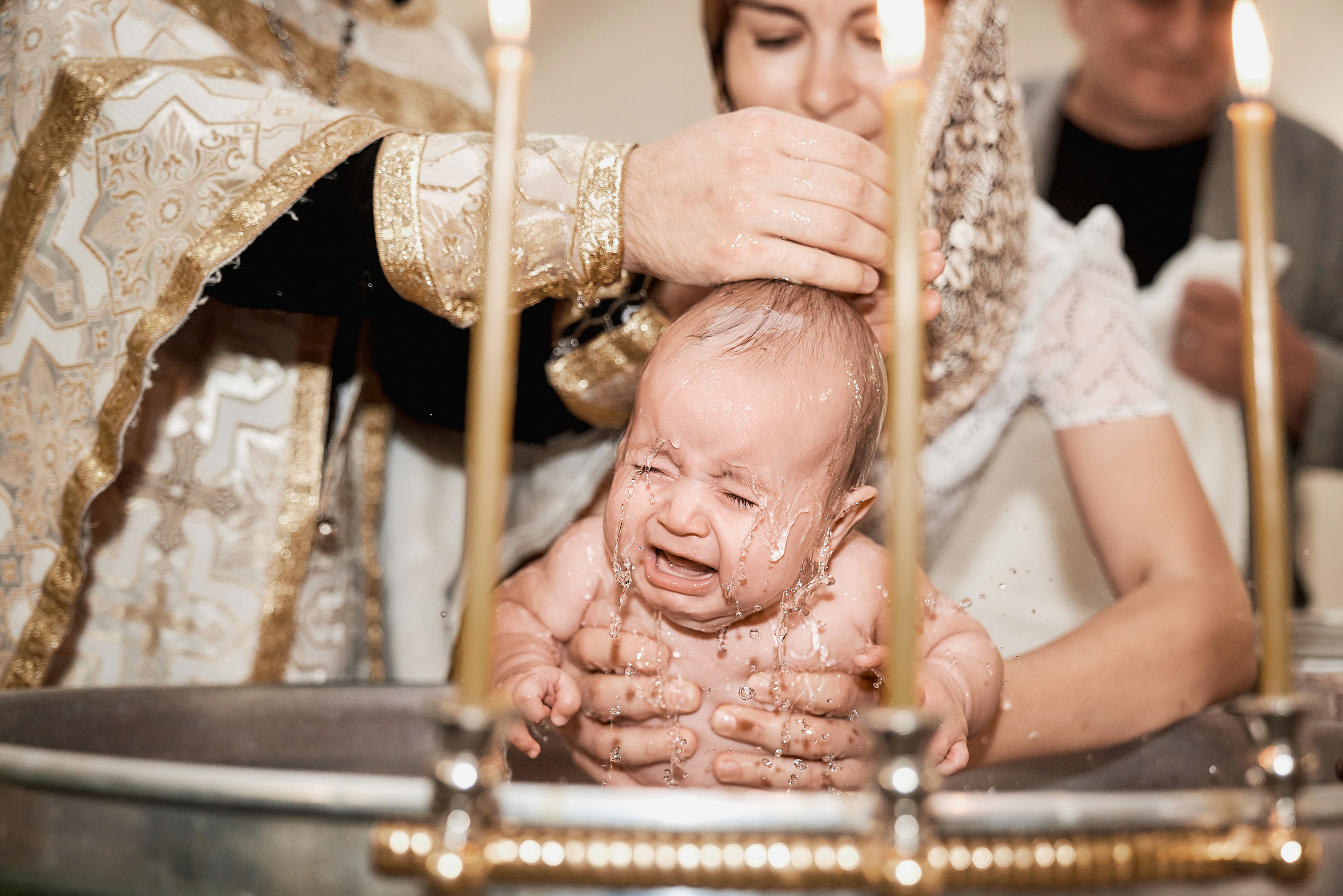 Крещение Полины. Фотограф Евгений Опарин