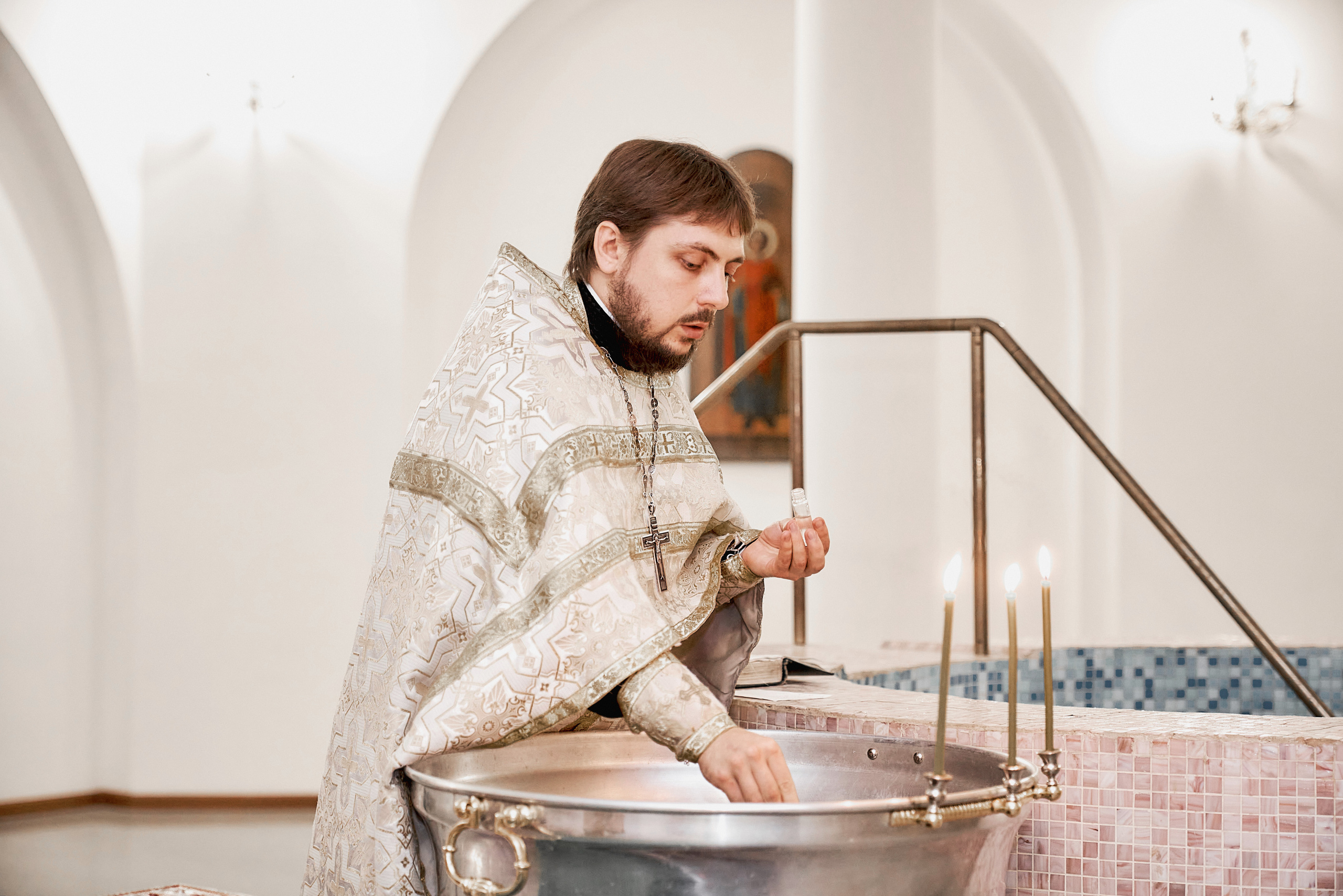 Крещение Полины. Фотограф Евгений Опарин