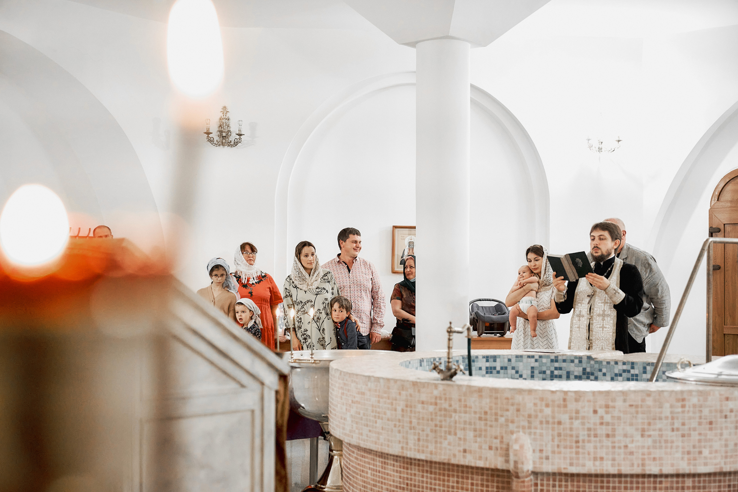 Крещение Полины. Фотограф Евгений Опарин