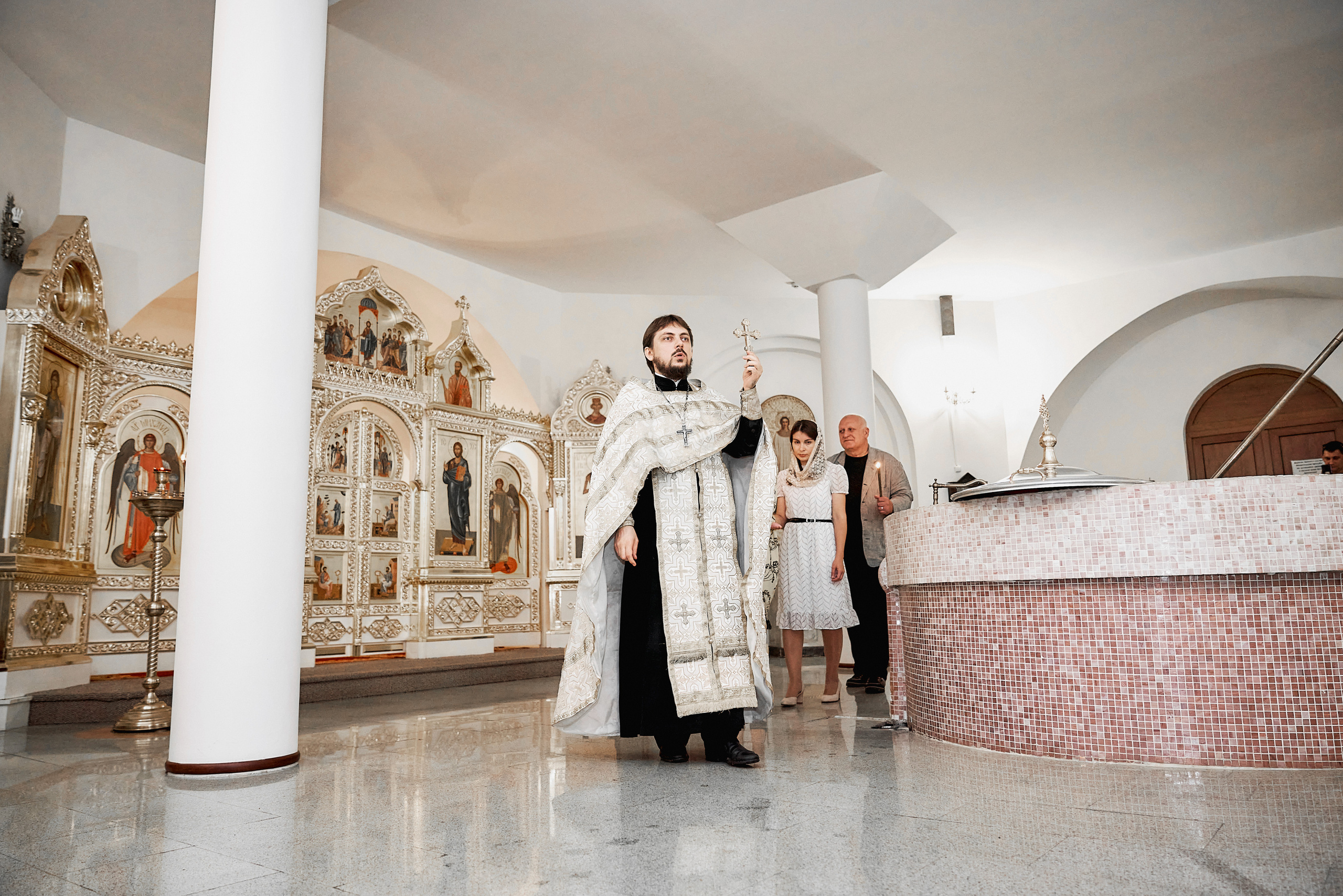 Крещение Полины. Фотограф Евгений Опарин