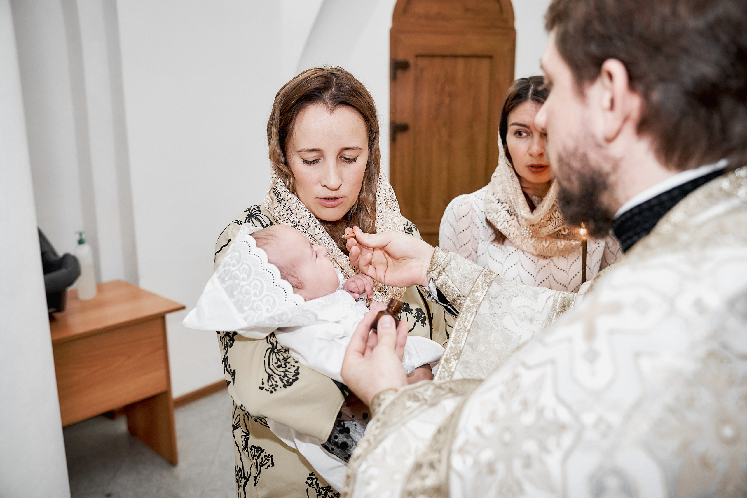 Крещение Полины. Фотограф Евгений Опарин