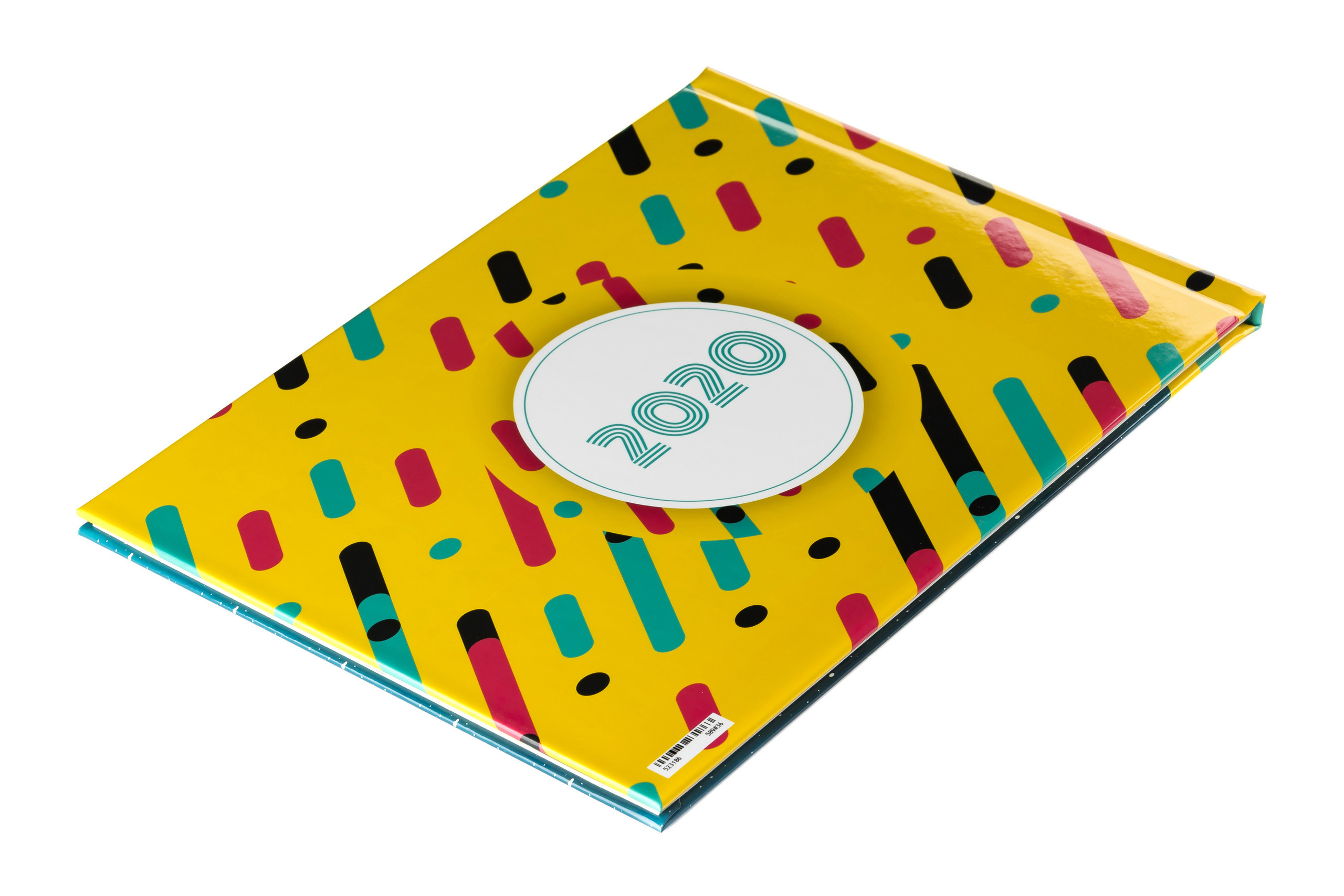 Книга в твердой обложке с журнальными листами