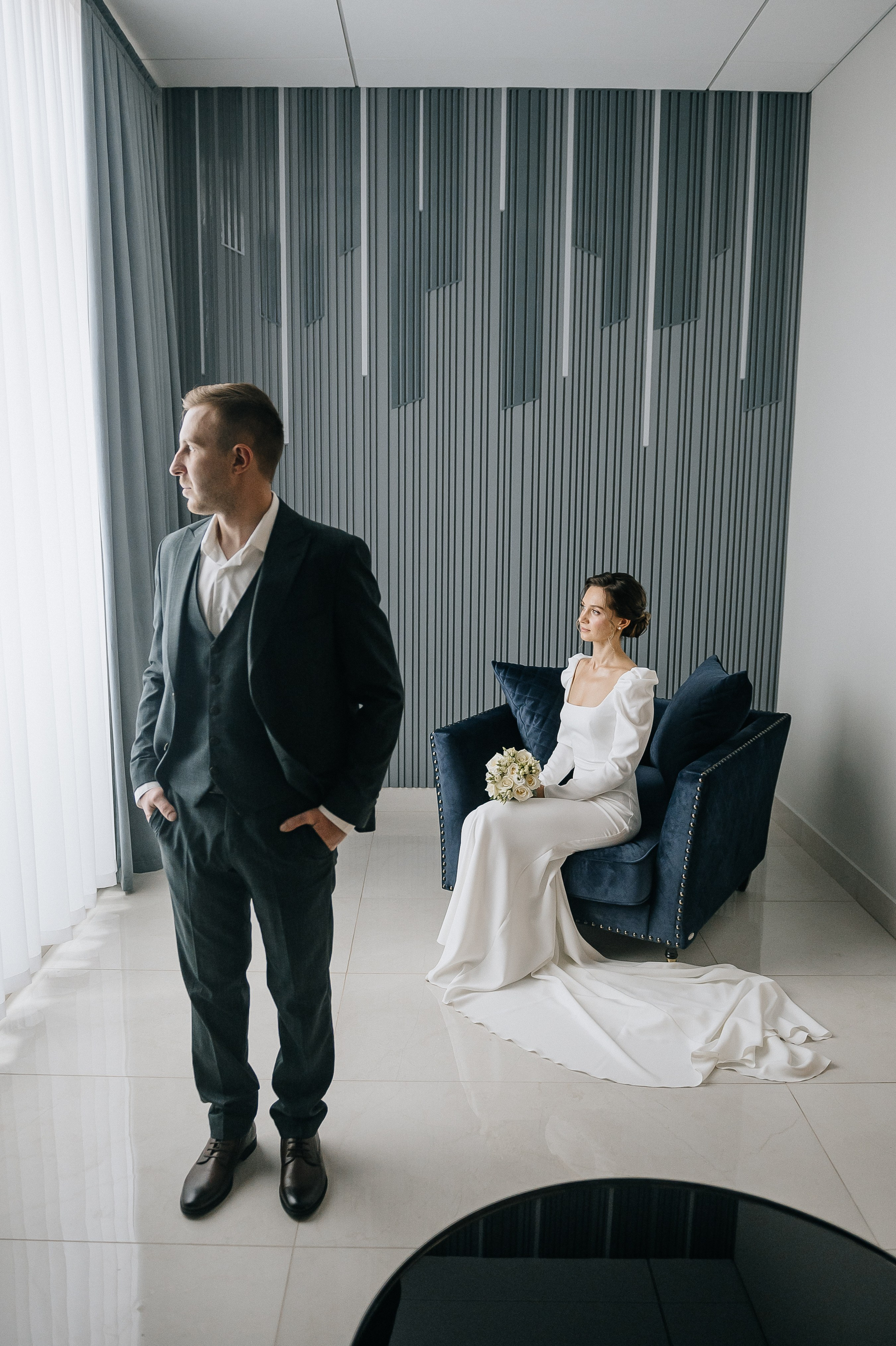 Молодожены в Шипиловском дворце бракосочетания