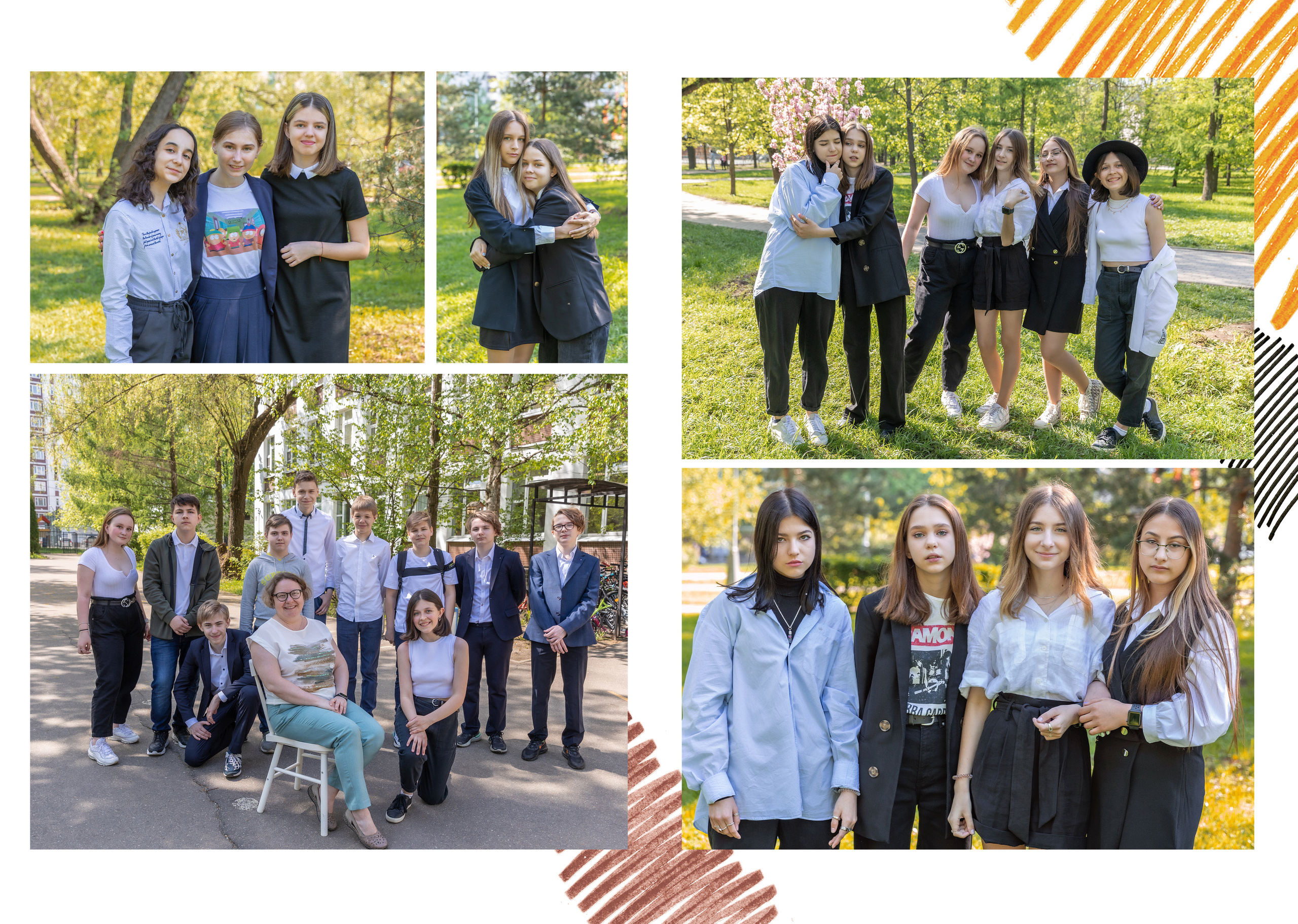 Альбом с единой версткой для 9 и 11 классов 30-40 страниц. Детский и семейный фотограф в Москве Власова Галина