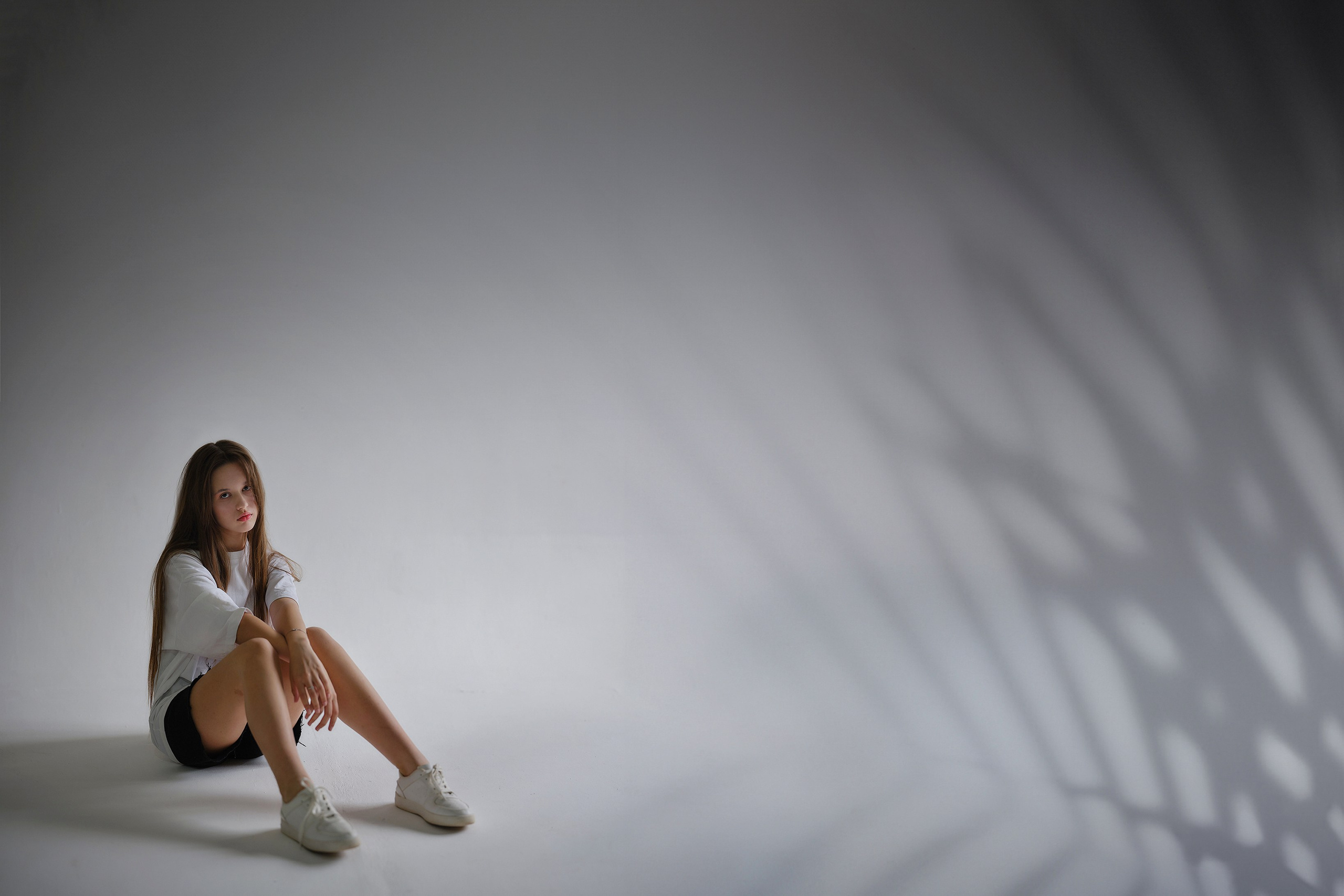 Фотосессия девушки в Самаре с макияжем и одеждой