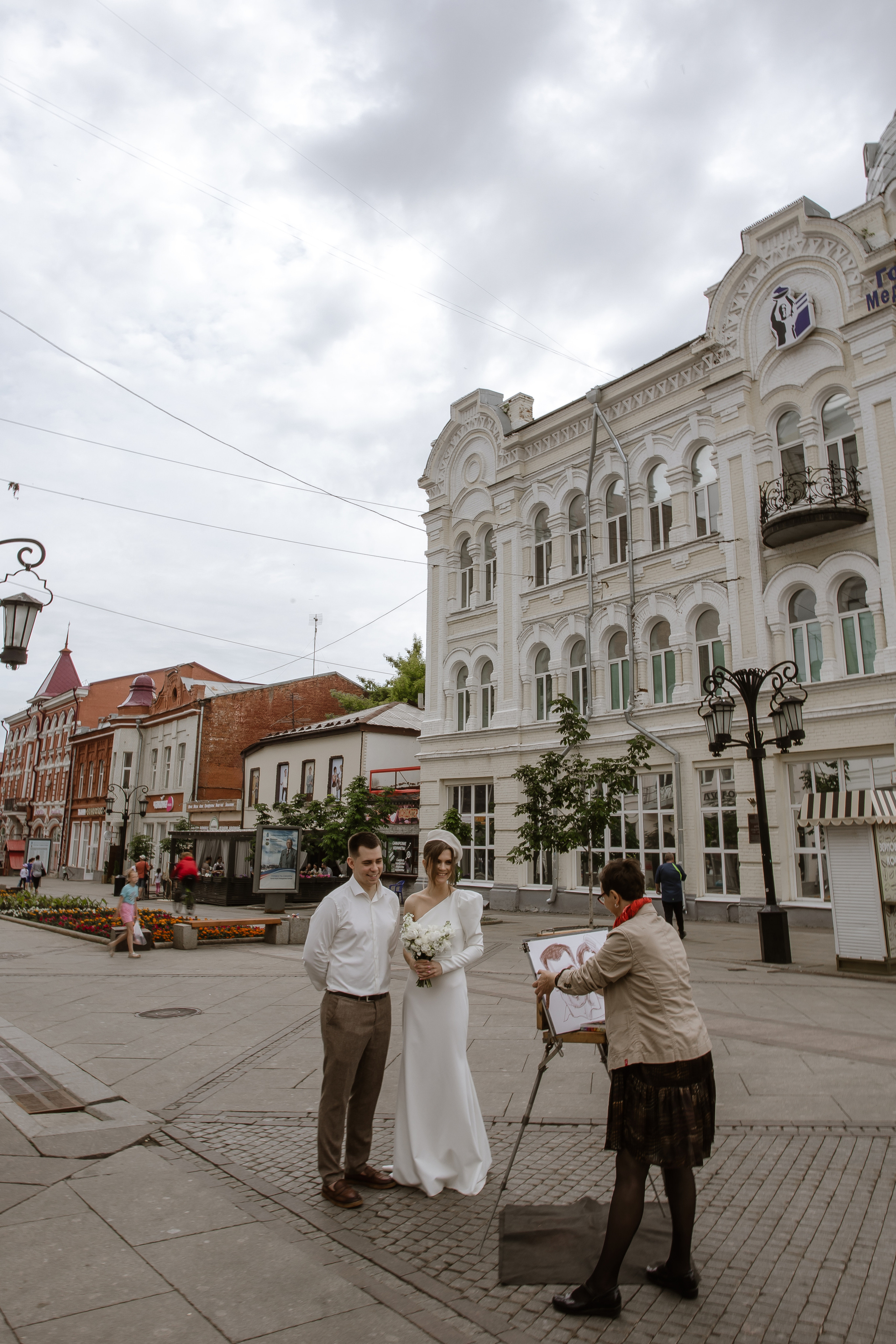 Свадебная фотосессия Полины и Лёши в городе Самаре. Свадебный и семейный фотограф в Самаре и Тольятти | Елена Топанцева