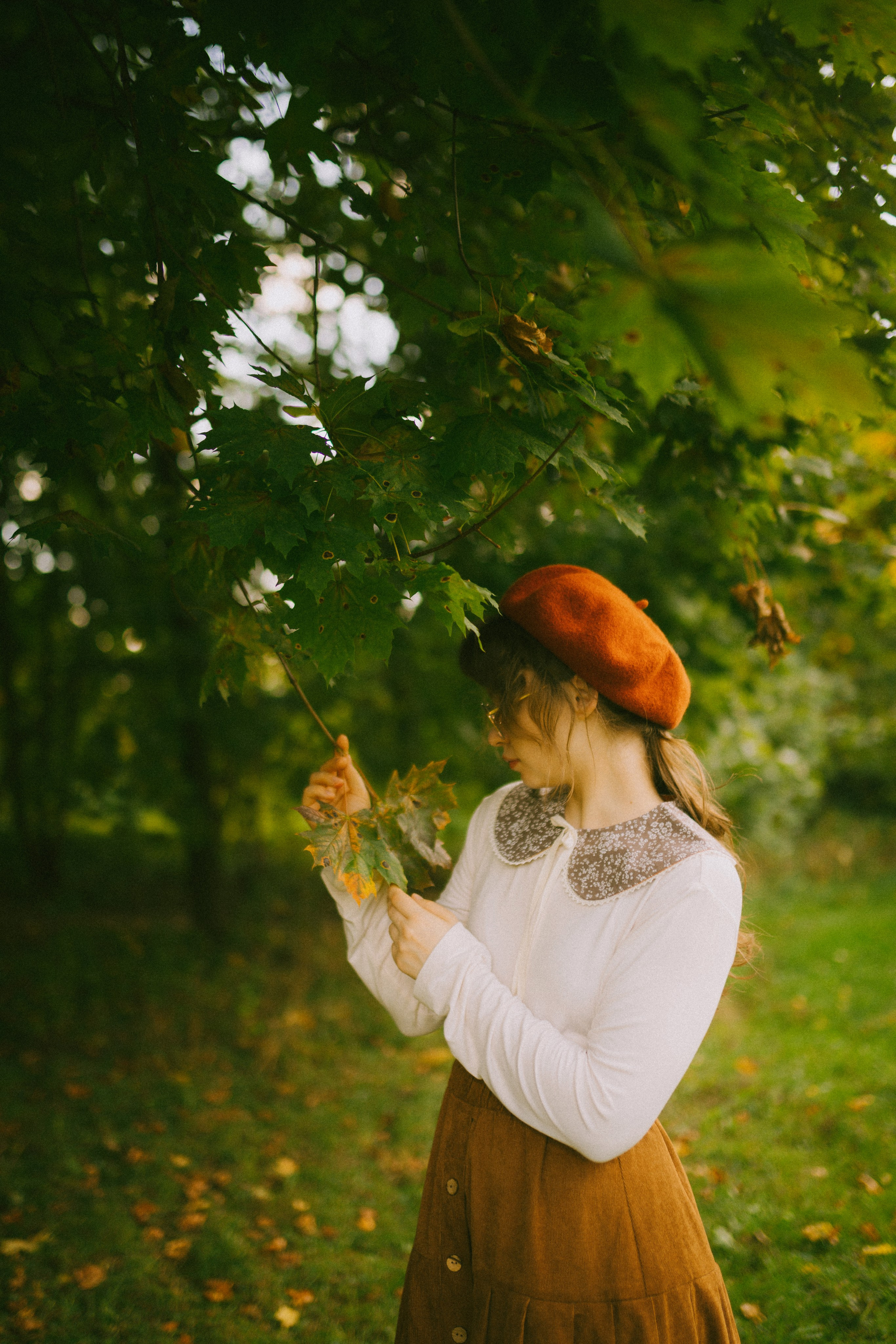 Воротнички. Портретный фотограф в Москве Ефанова Ульяна. Женский портрет