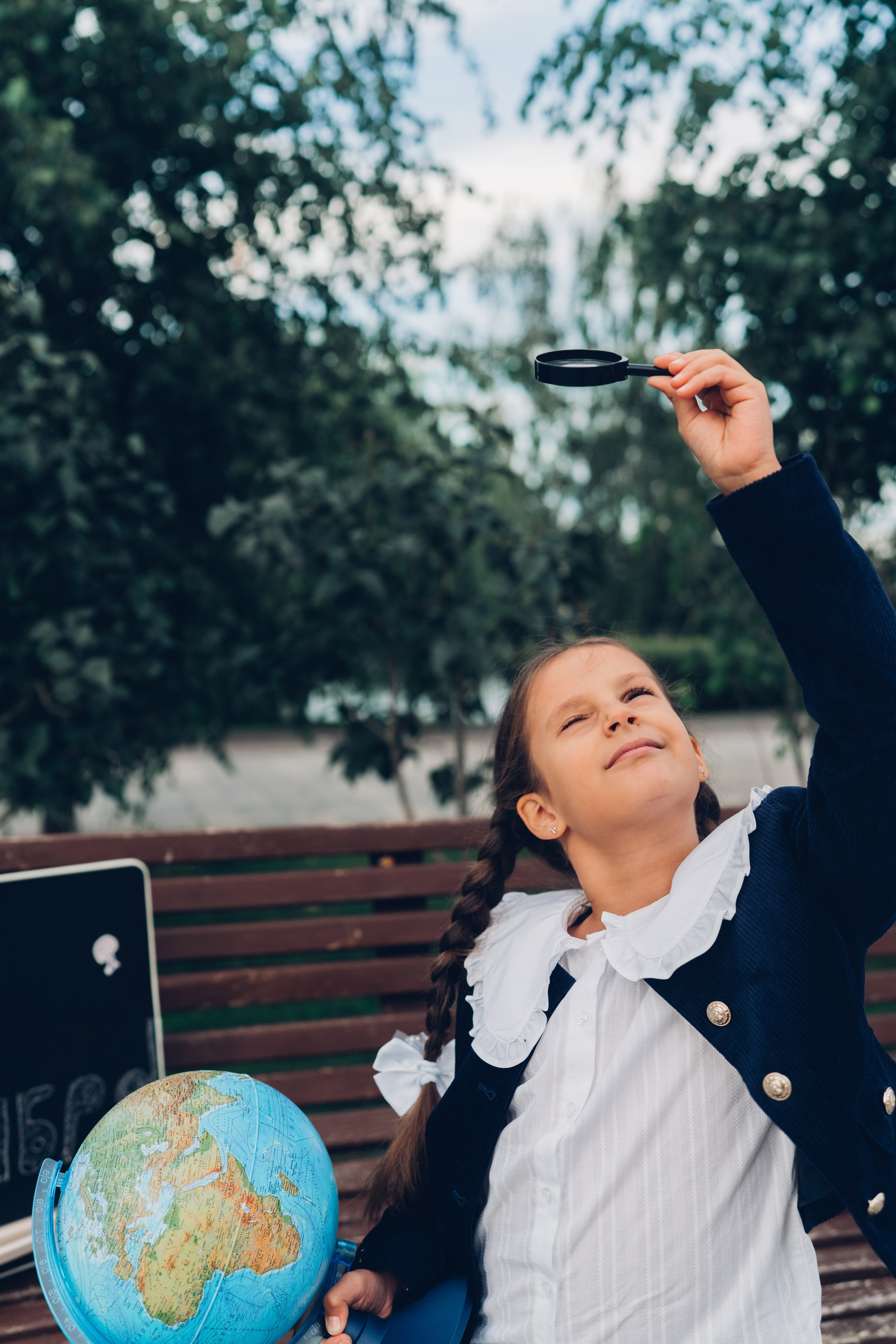 Первое сентября Сабины. Профессиональный детский и семейный фотограф в Москве Диля Грошева