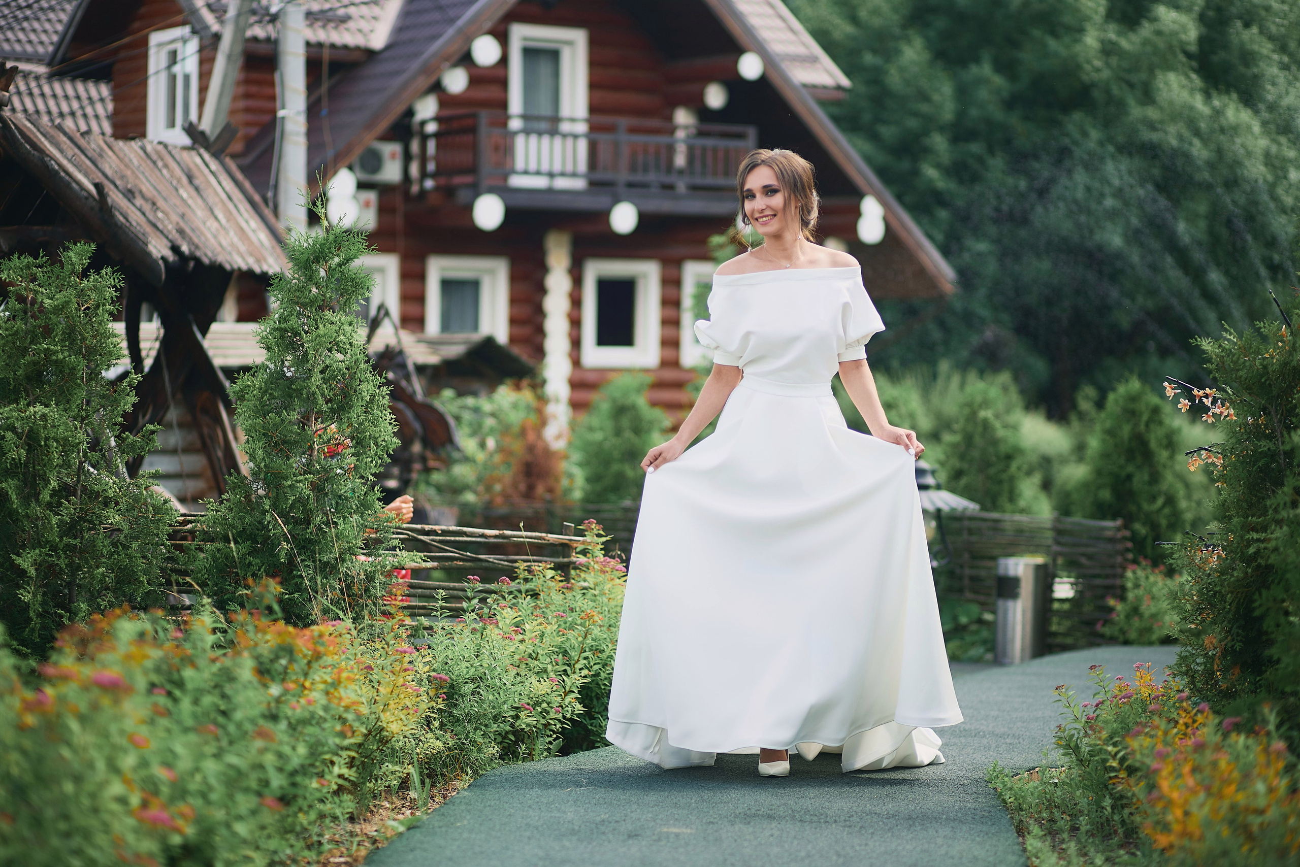 Свадебная Фотосессия Ирины и Сергея в загородном клюбе Лачи