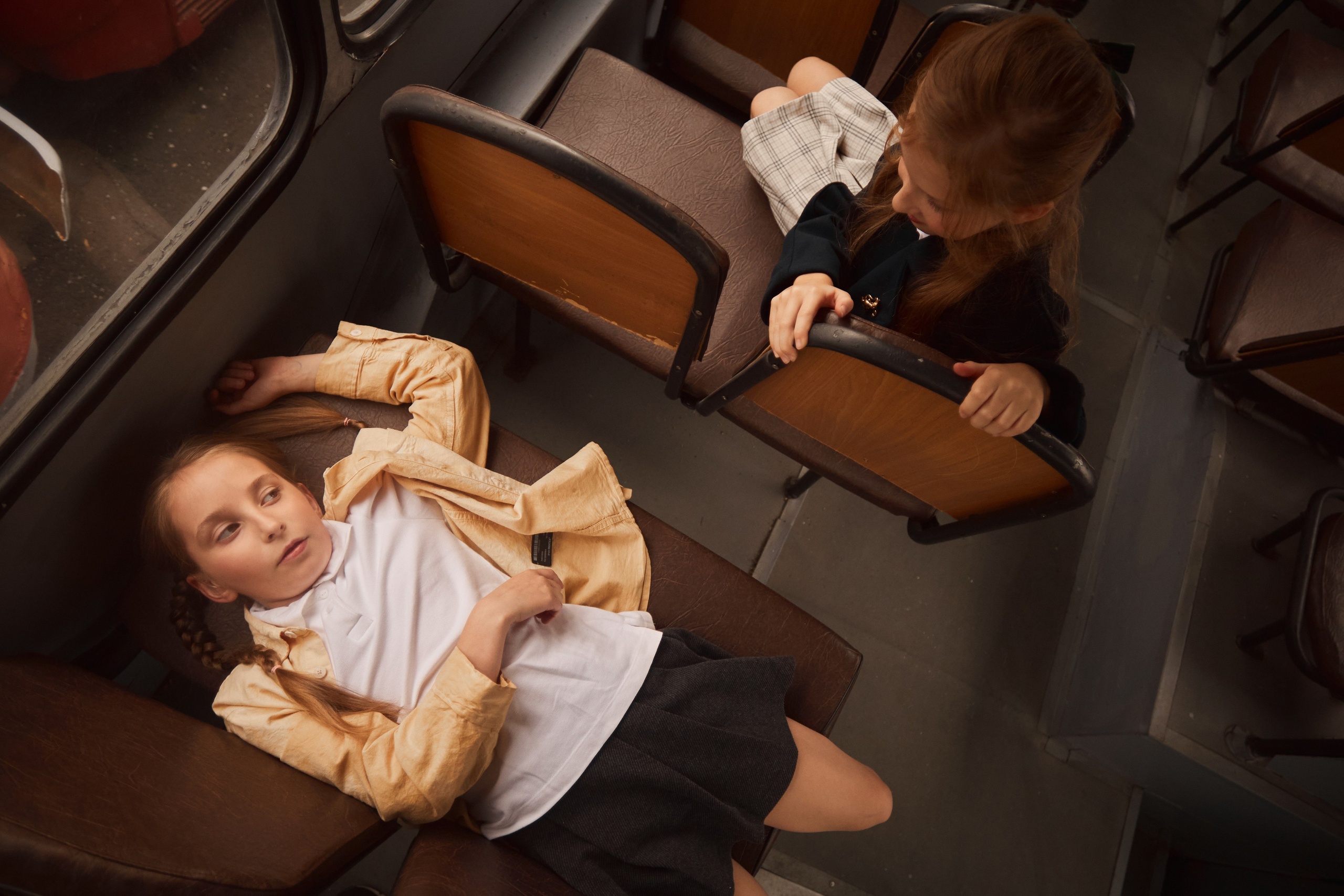 Творческая фотосессия в трамвае. Фотограф в Минске Алёна Дианина