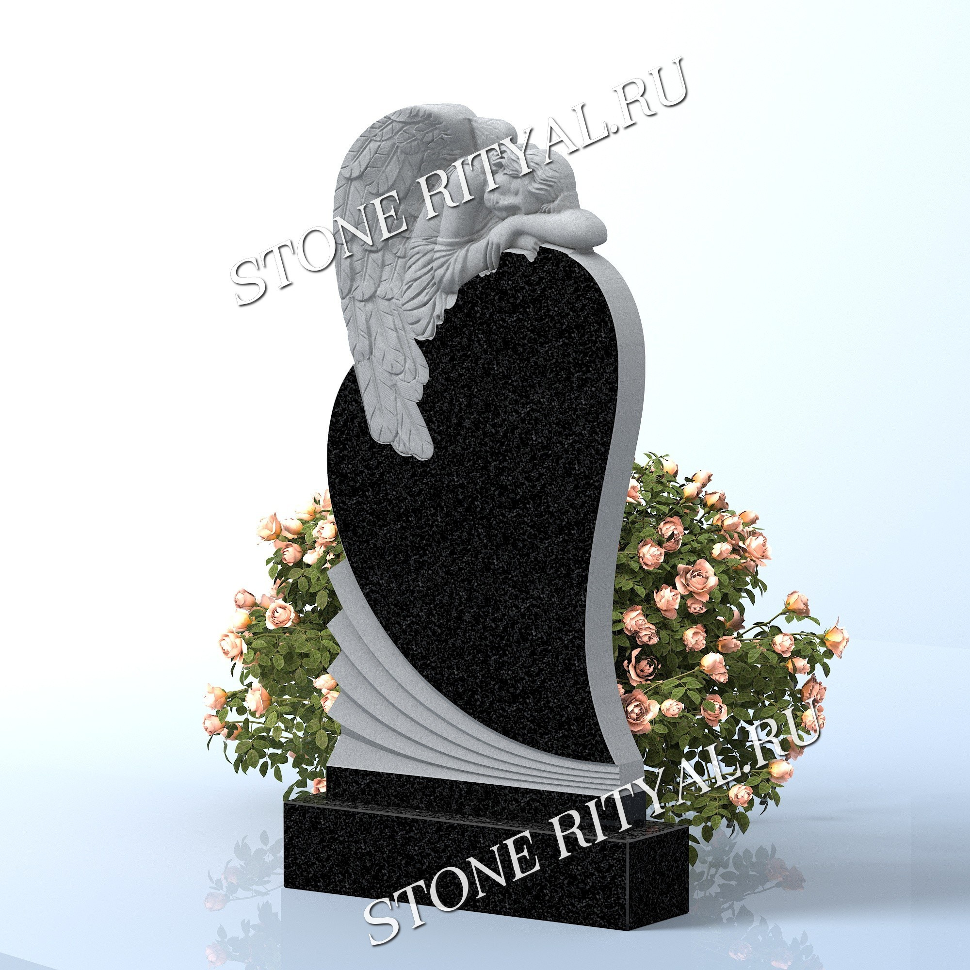 Вертикальные памятники фигурные. Изготовление и установка памятников в Москве и МО