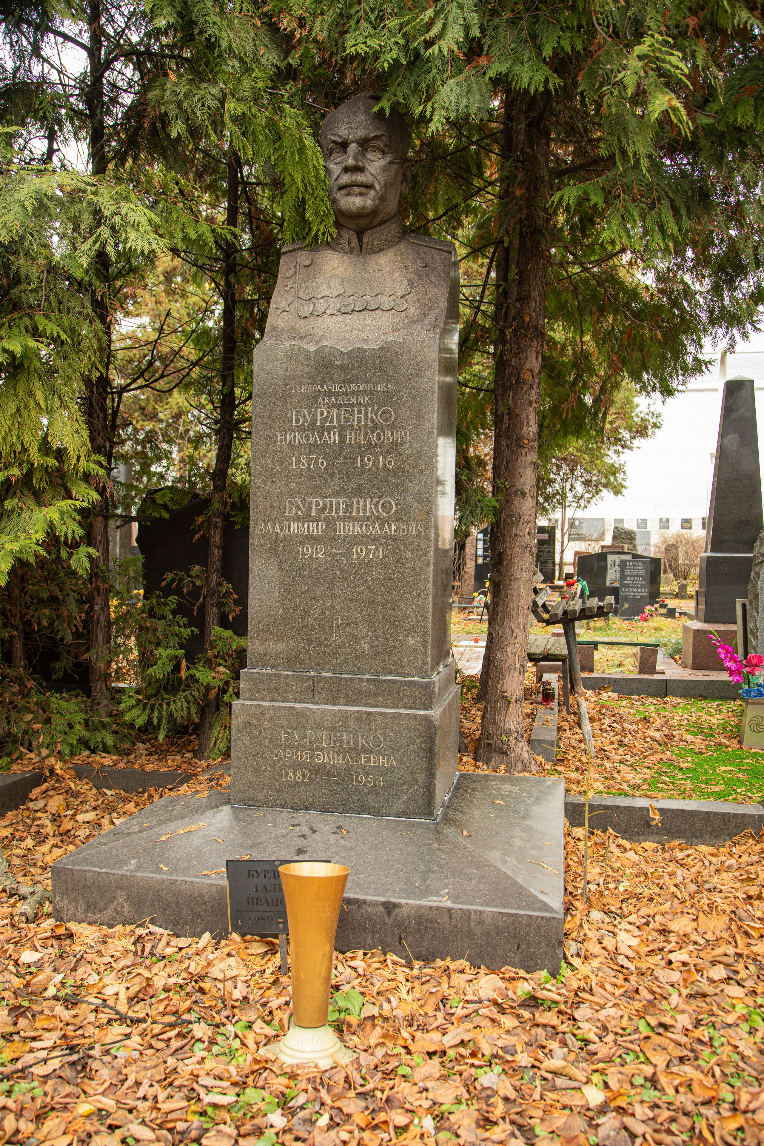 Осенняя прогулка по Новодевичьему кладбищу. Фотограф Сергей Ловкий