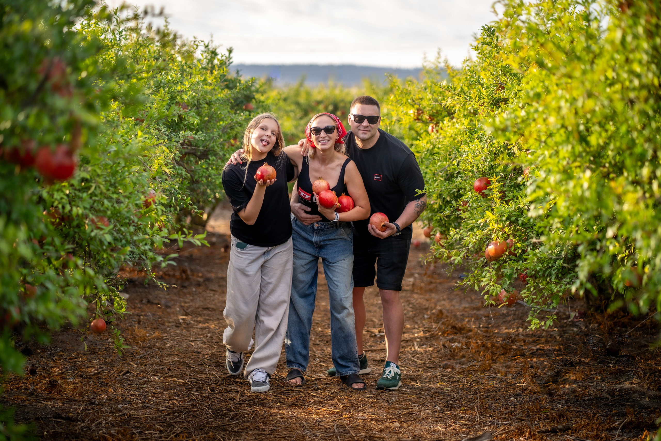 Гранатовый Сад Семья Ирины. Семейный и детский фотограф в Израиле и Москве Дорошок Надя