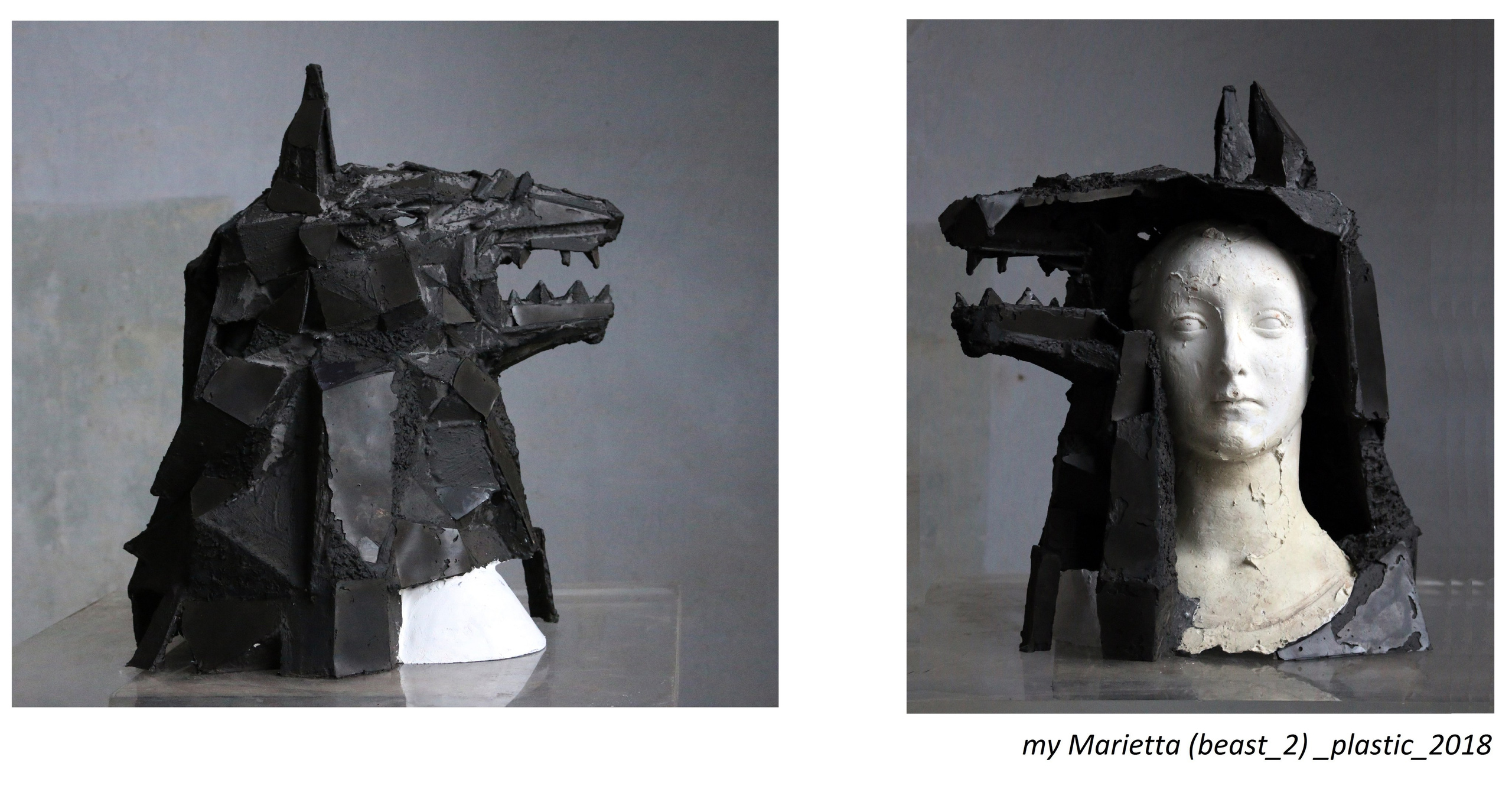 Моя Мариэтта (зверь2) / my Marietta (Beast 2). Художник — скульптор Антонина Фатхуллина