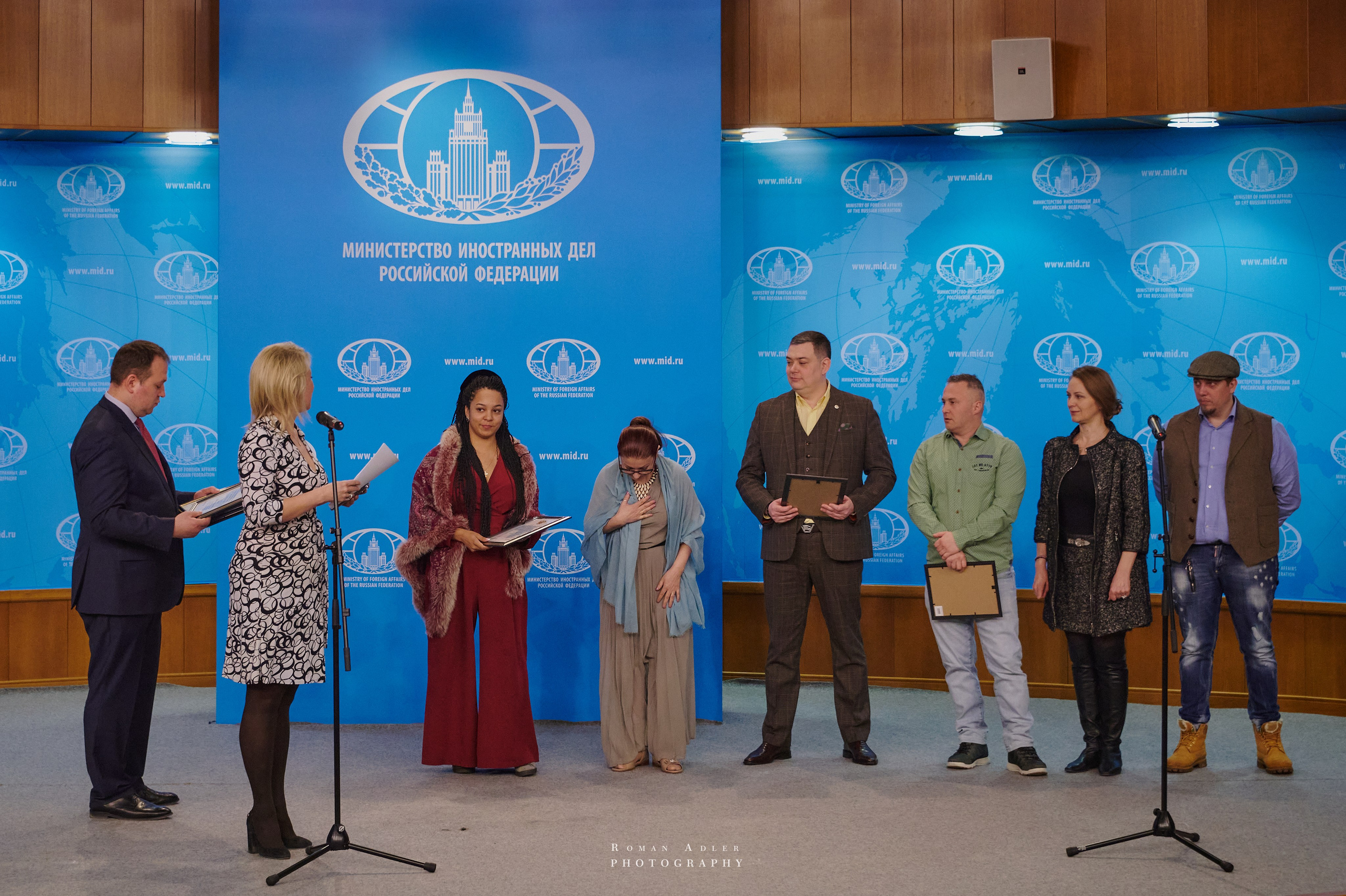 Презентация киноленты «Black to USSR». Фотограф Роман Адлер