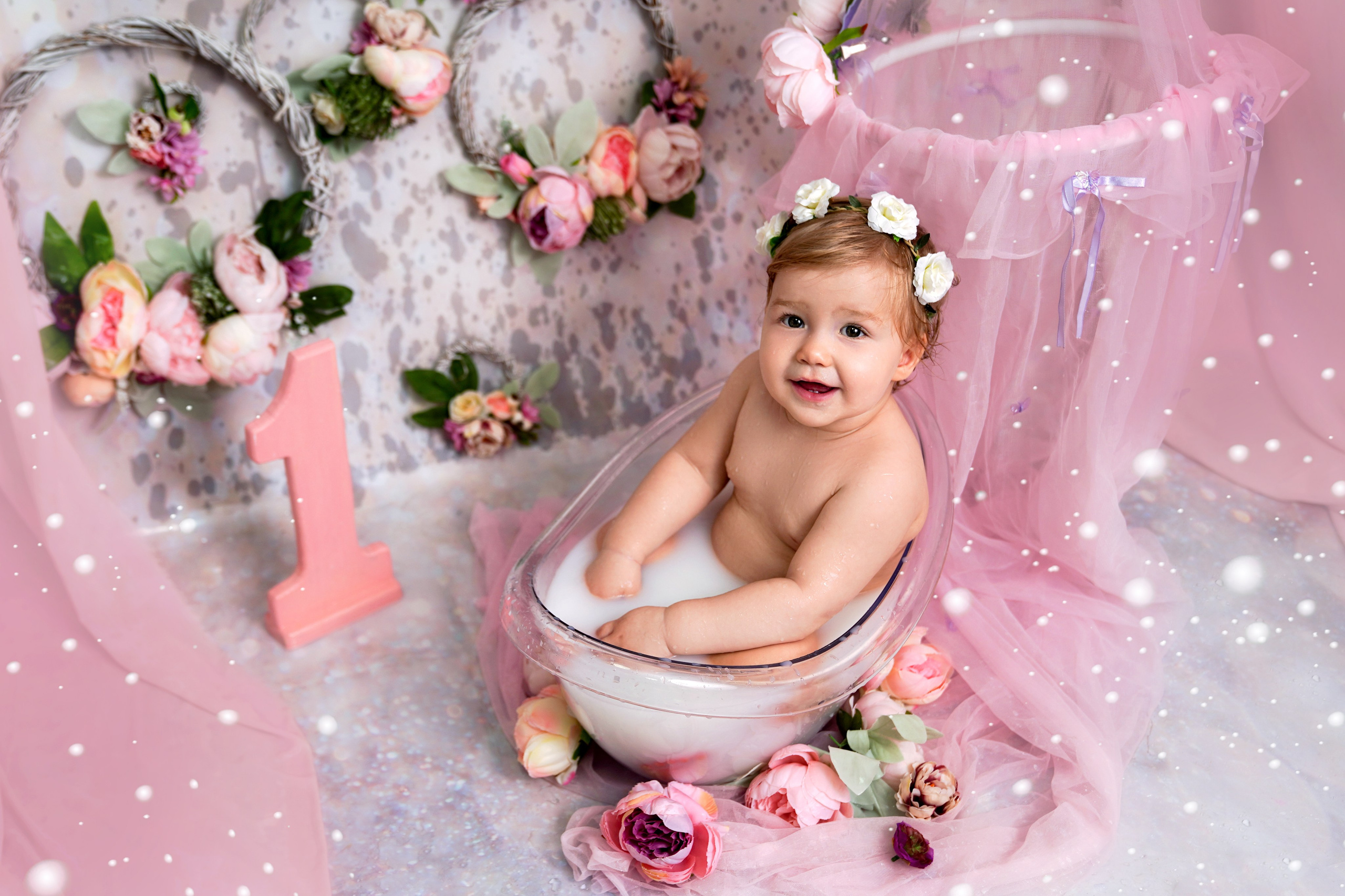 Фотосессия ГОДОВАСИЕ. Фотограф новорожденных, детей до года и беременных в Симферополе