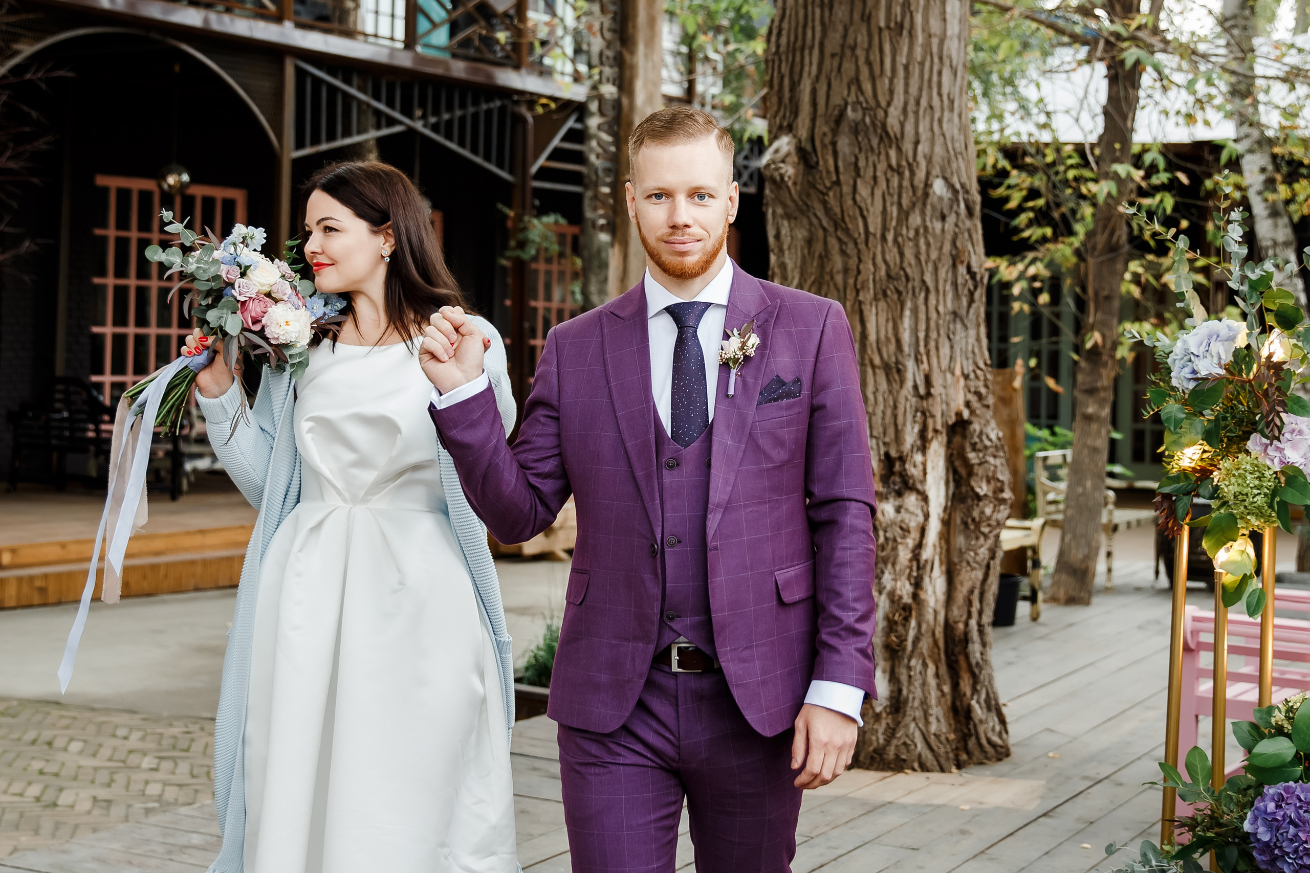 Свадебная фотосъёмка Аланы и Олега. Портретный и свадебный фотограф Алла Карени Москва