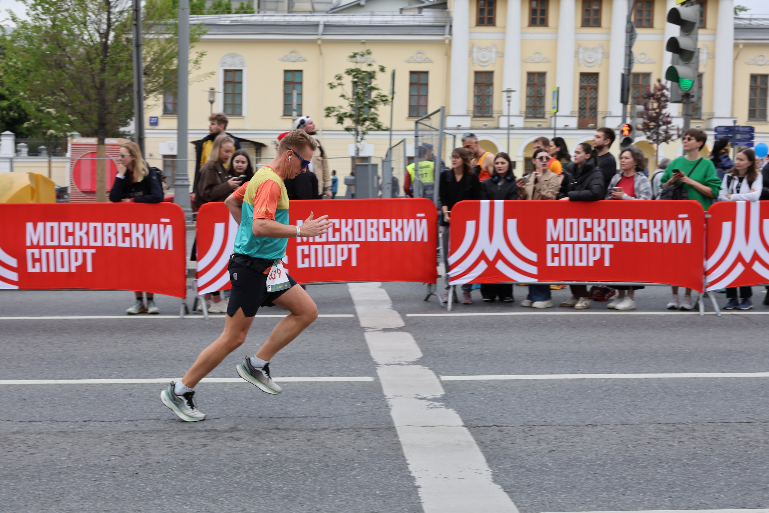 Забег по Садовому кольцу 2025 г. Репортажный фотограф, спортивный фотограф в Москве и области