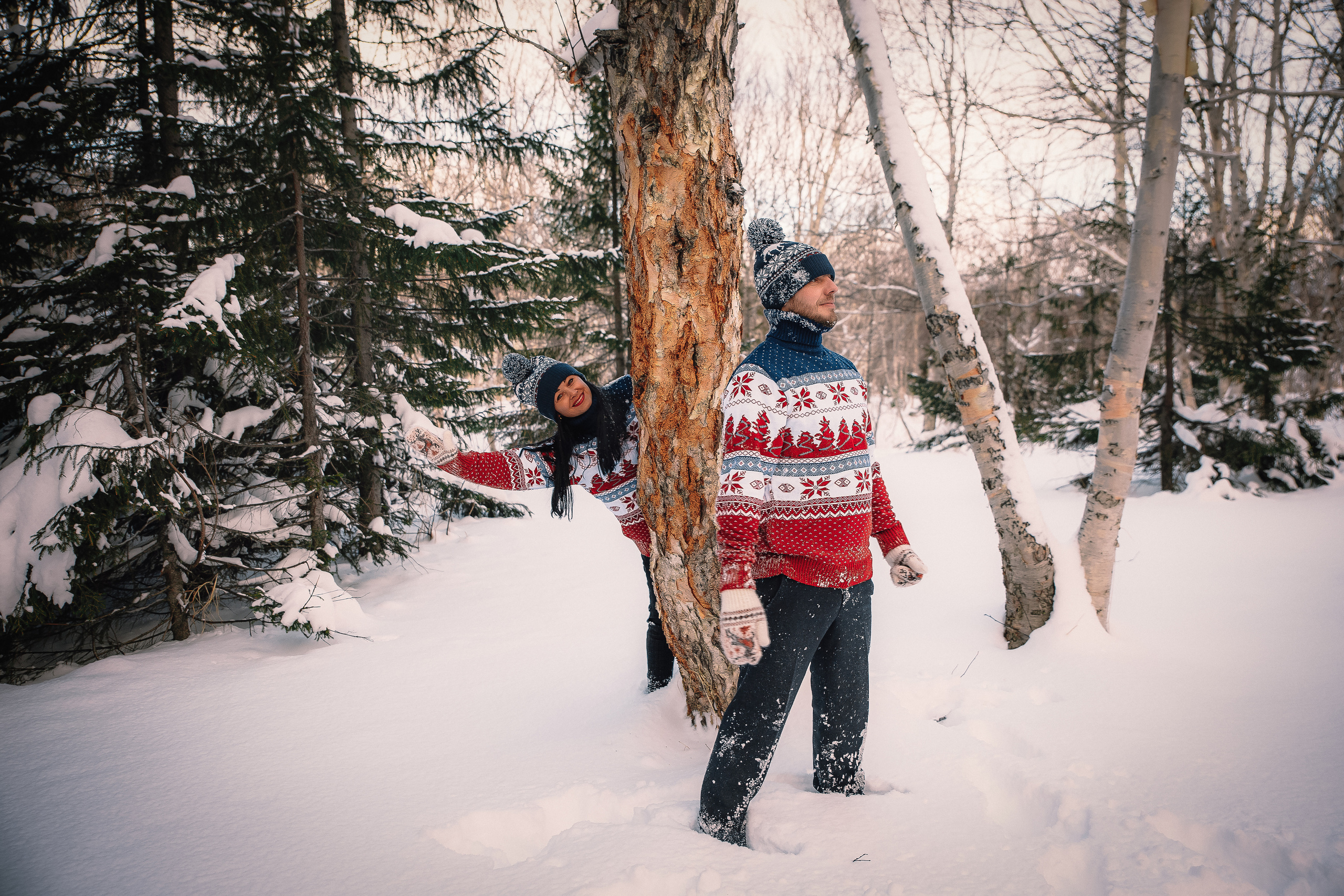 Новогодняя фотосессия на Камчатке