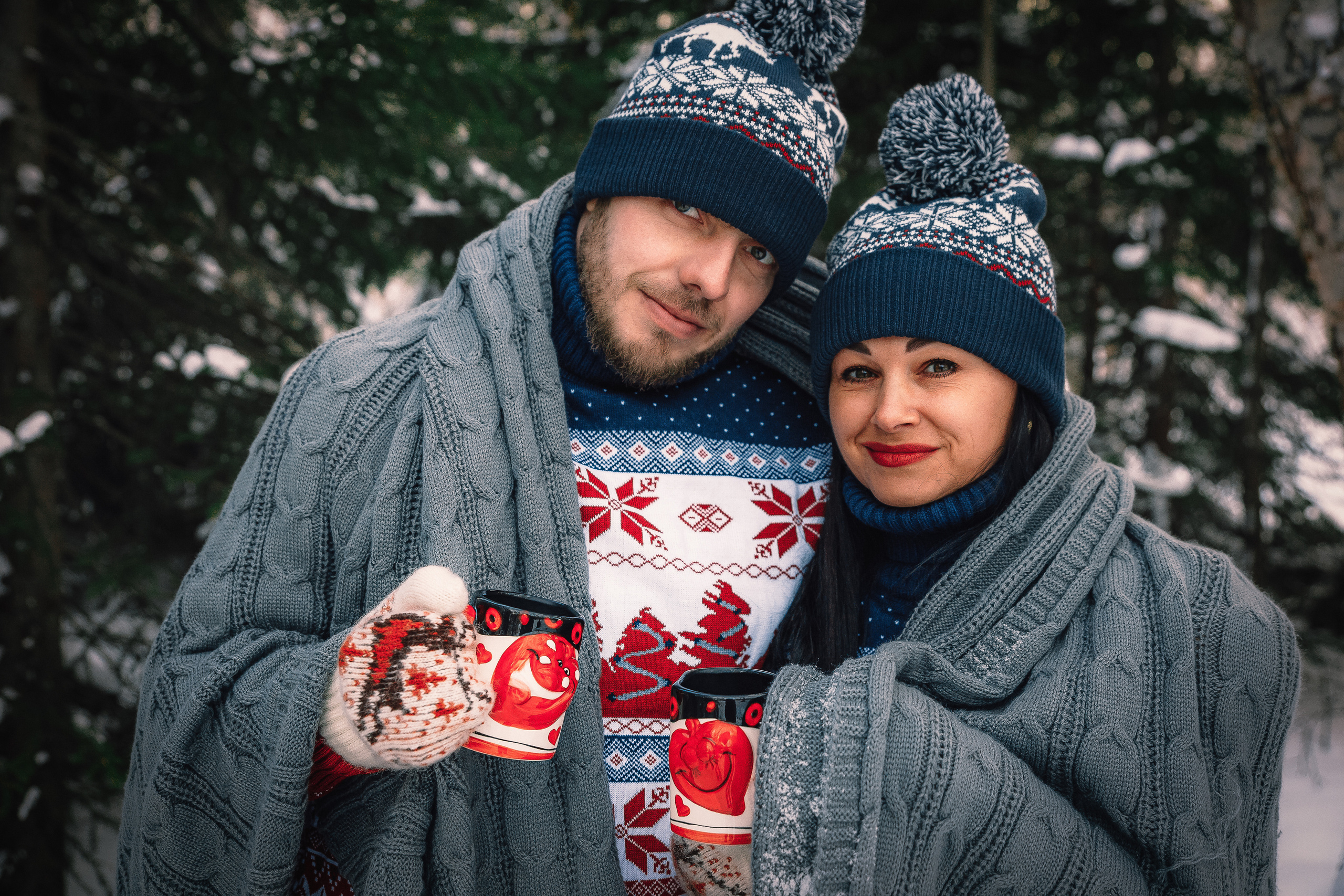 Новогодняя фотосессия на Камчатке