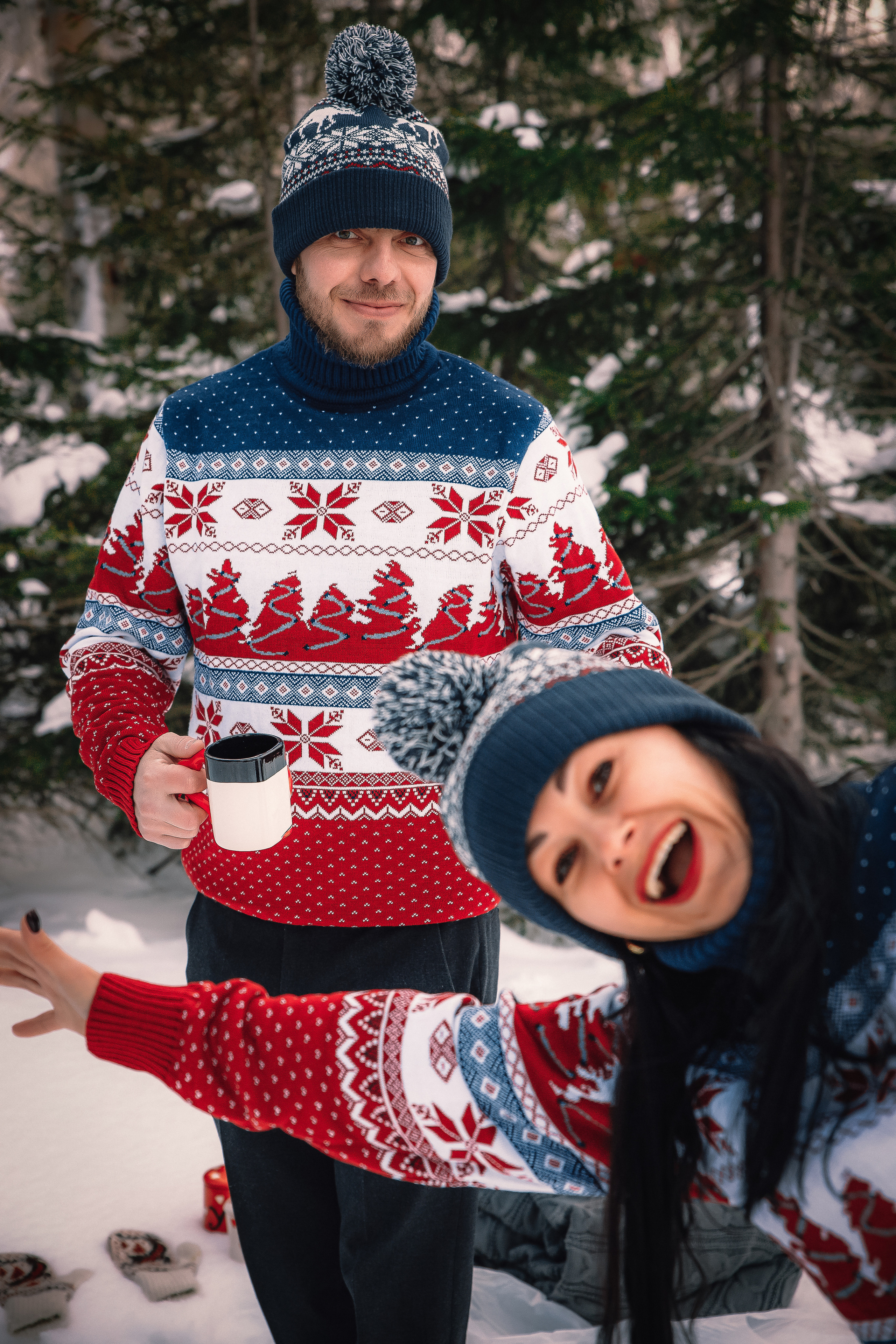 Новогодняя фотосессия на Камчатке