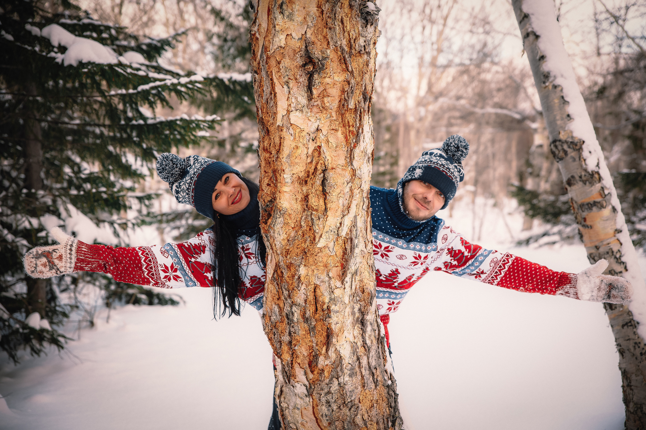 Новогодняя фотосессия на Камчатке