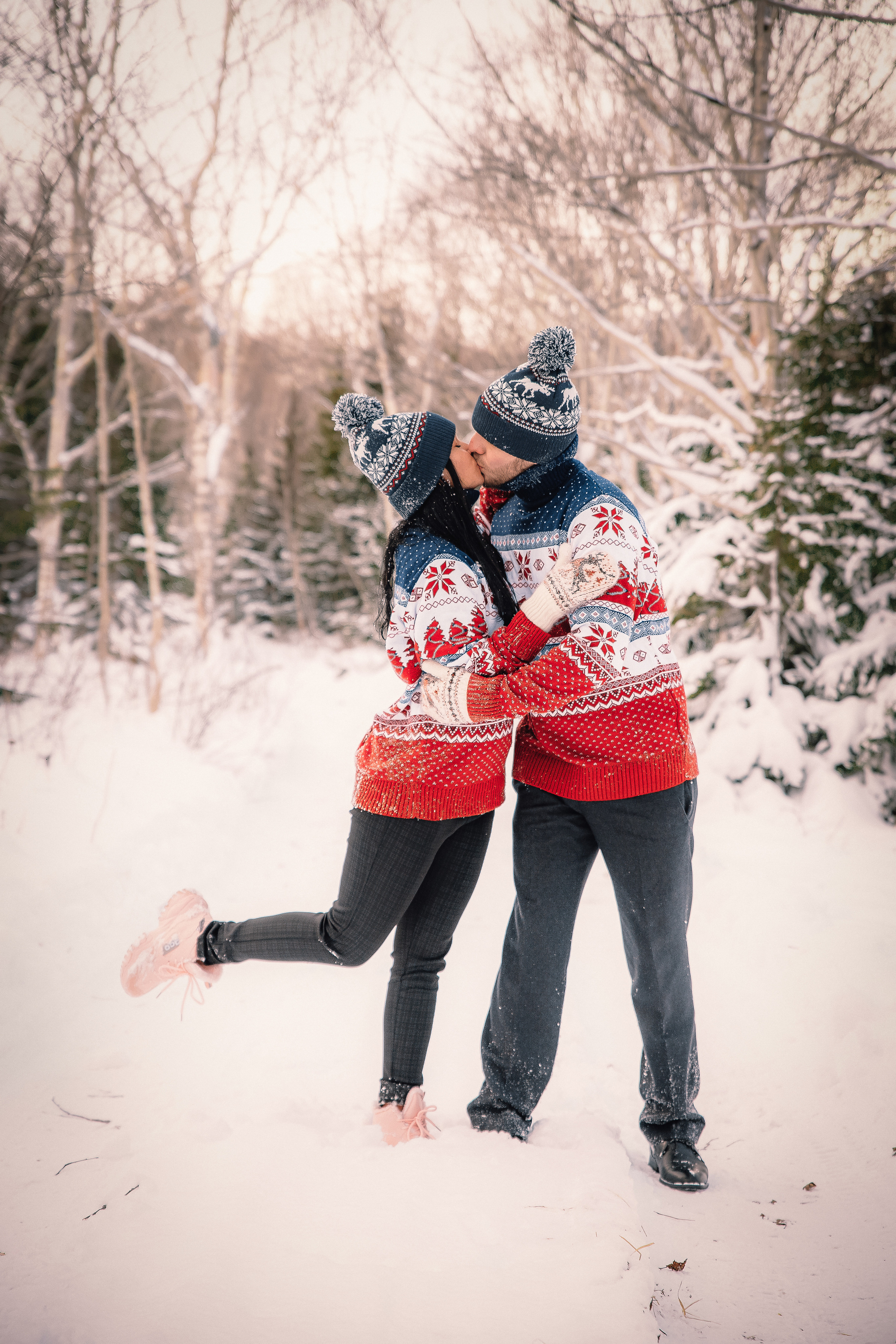 Новогодняя фотосессия на Камчатке